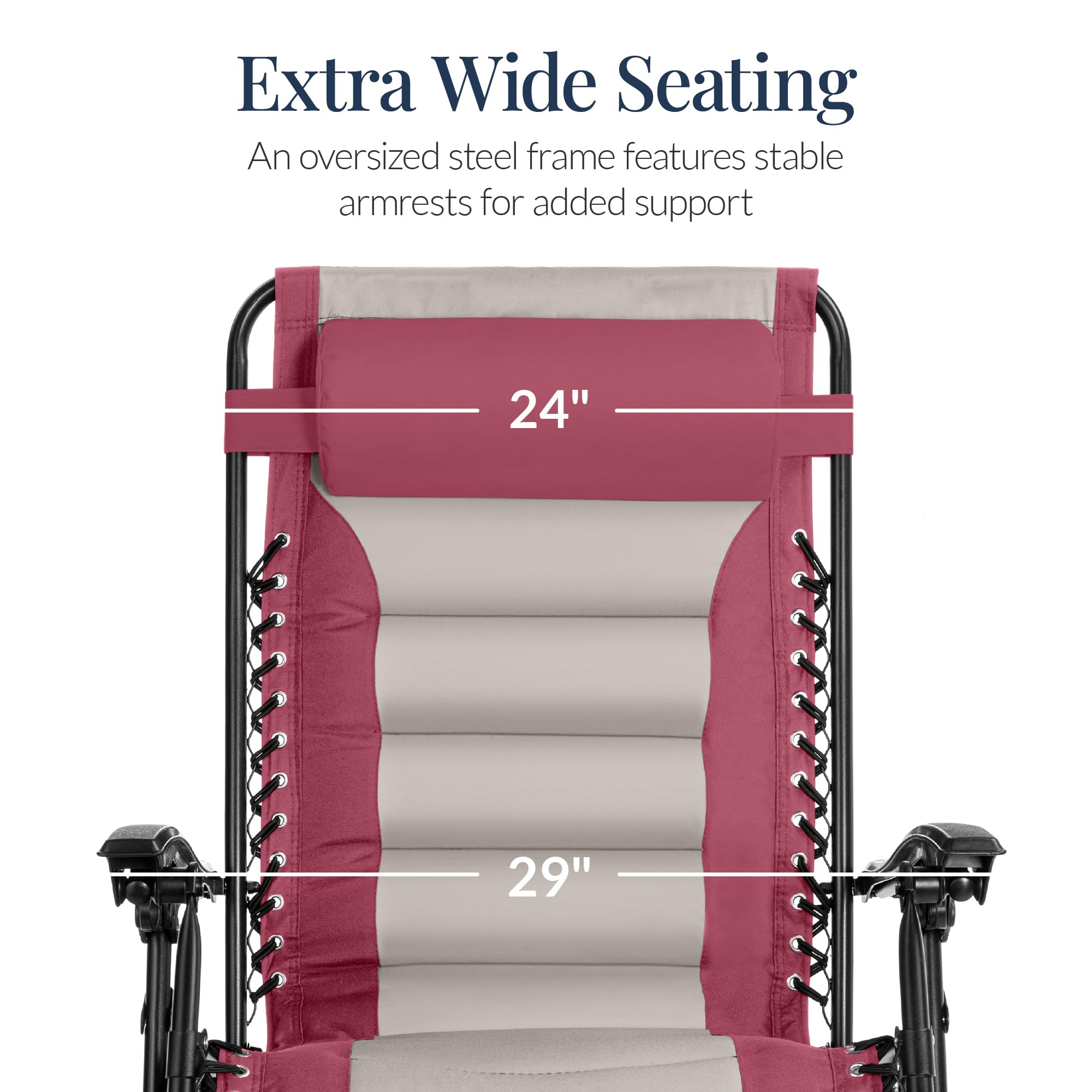 Amazon.com : Best Choice Products Oversized Padded Zero Gravity