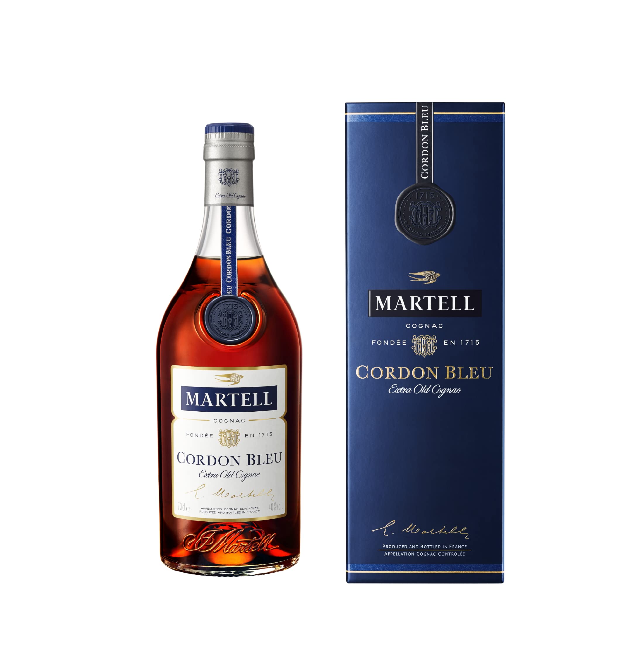 Martell Cordon Bleu Cognac with Giftbox, 70cl (Package may vary