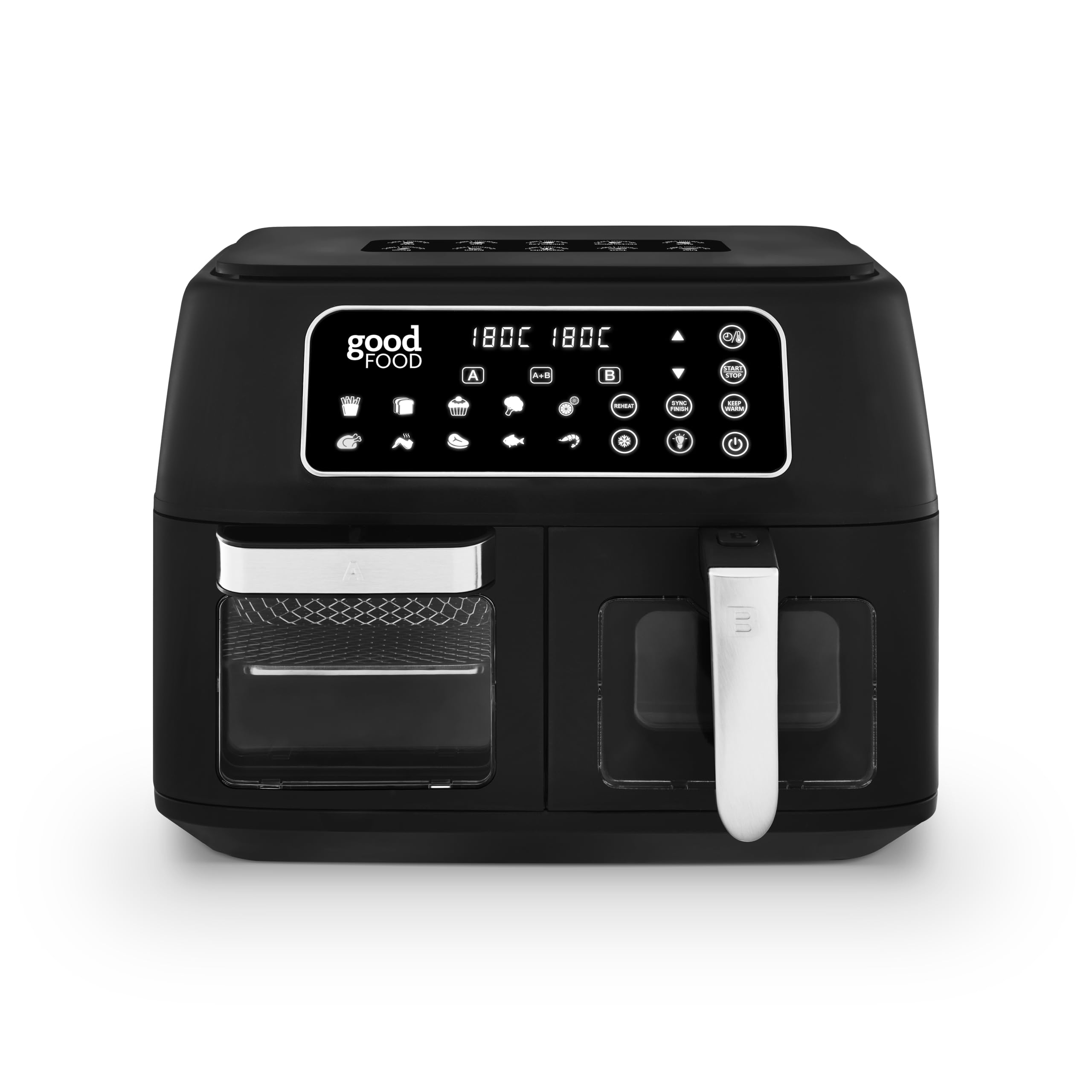Good Food 10 Litre Oven and Basket Air Fryer Black
