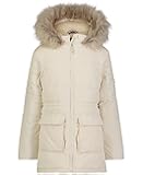 girls Long Length Heavyweight Puffer Jacket With Polar Fleece Lining