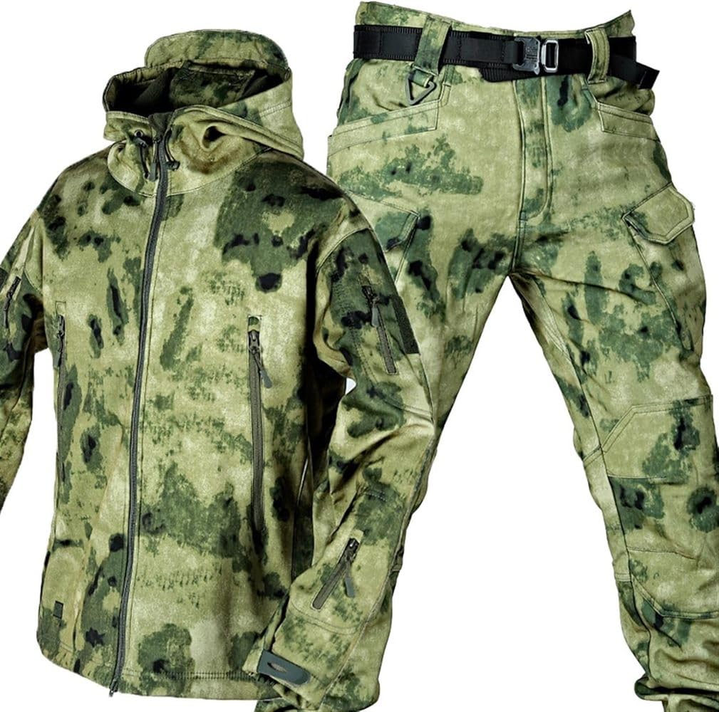 Giacca E Pantaloni Tattici da Uomo, Uniforme Militare da Caccia ACU, 2 Pezzi, Completo