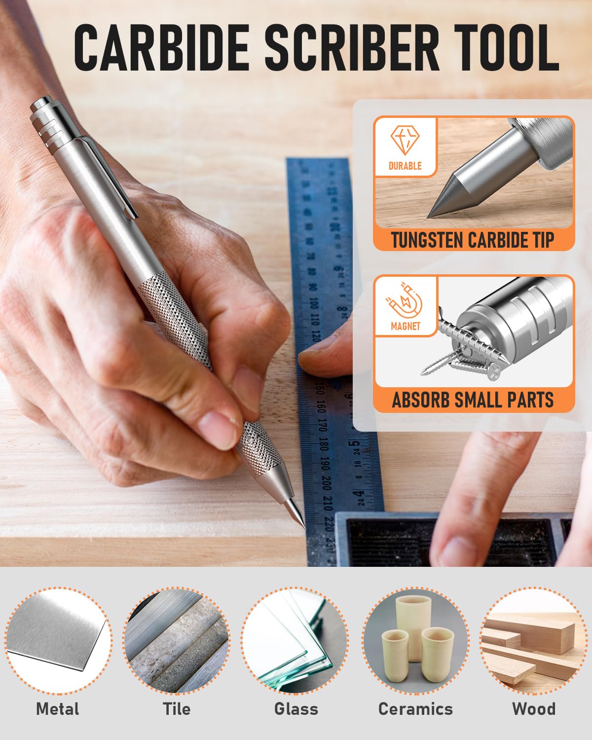 Nicpro Carpenter Pencil Set - 38 Tools for Woodworking -5