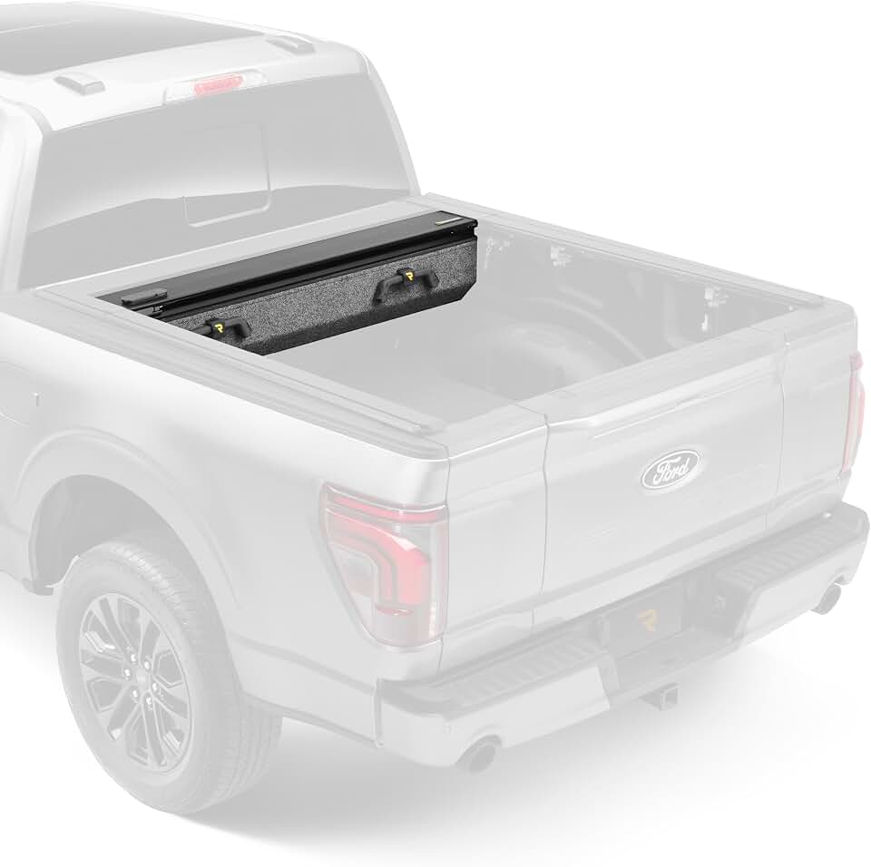 RealTruck RetraxPRO EZ-Off FRC-4000 Retractable Truck Bed Tonneau Cover | R-T-80378 | Fits 2021-2026 Ford F-150 Super Crew & Crew Cab & F-150 Lightning 5' 5" Bed (66")