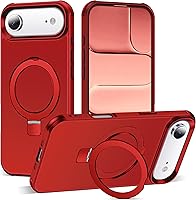 Vista 164 de Funda de grado militar compatible con iPhone 14 Plus de 6.7 pulgadas, con soporte magnético invisible tipo anillo, compatible con MagSafe y gran