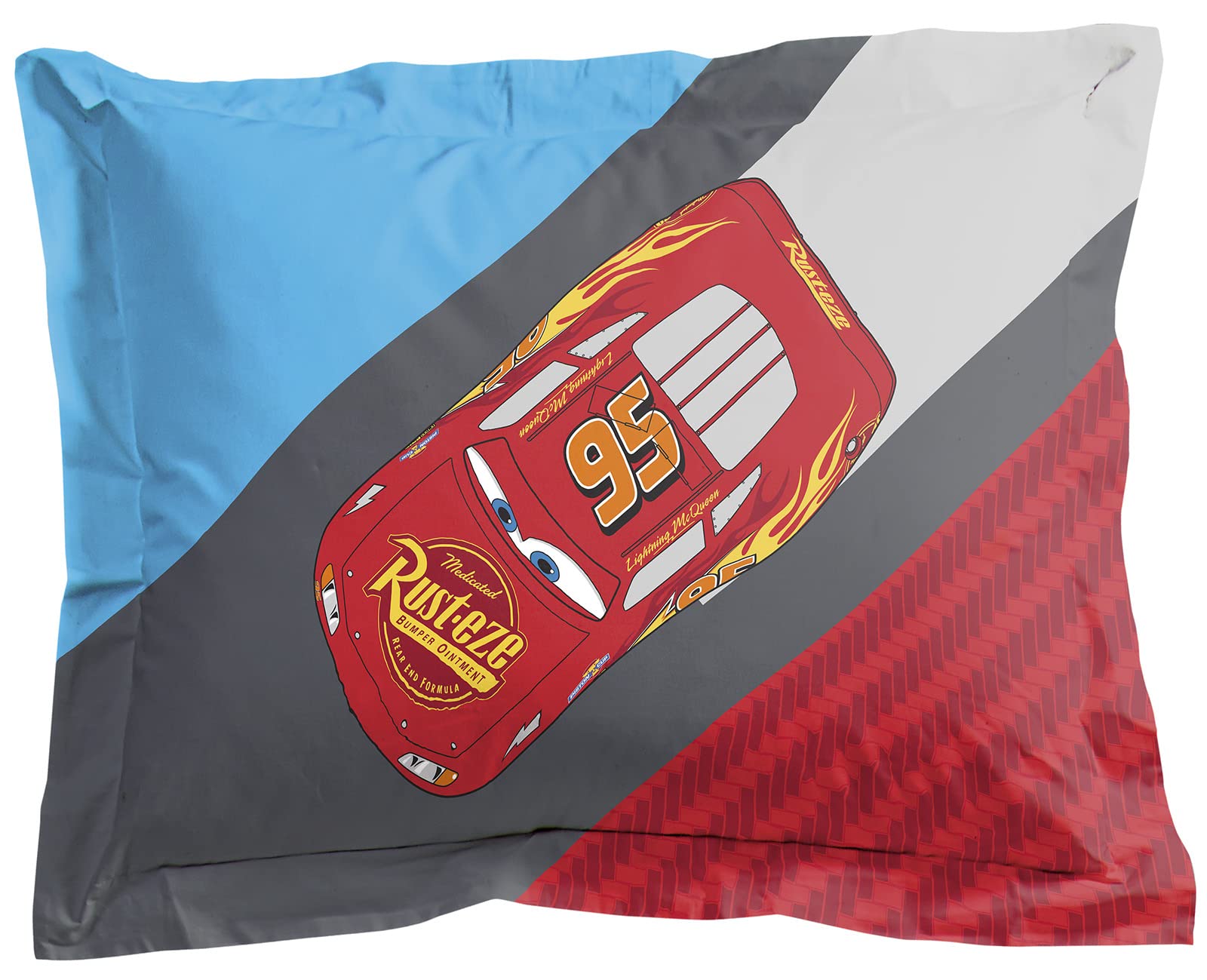 Disney Pixar Cars Race Ready Taie d'oreiller 100 % coton Oxford