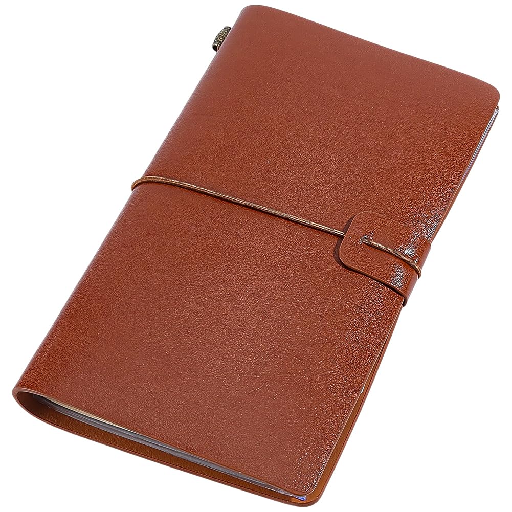 CALFOVERA A6 120 Pages Soft Geuine Leather Cover Travel Journal Notebook