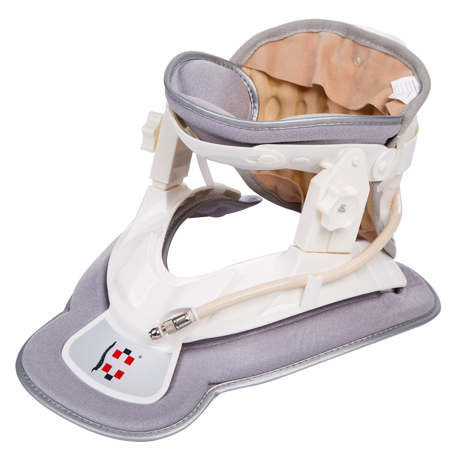 Real Relax Cervical Neck Traction Device, Adjustable Neck Brace Collar with 3 Power Traction and Airbag Support for Home Traction Spine Alignment