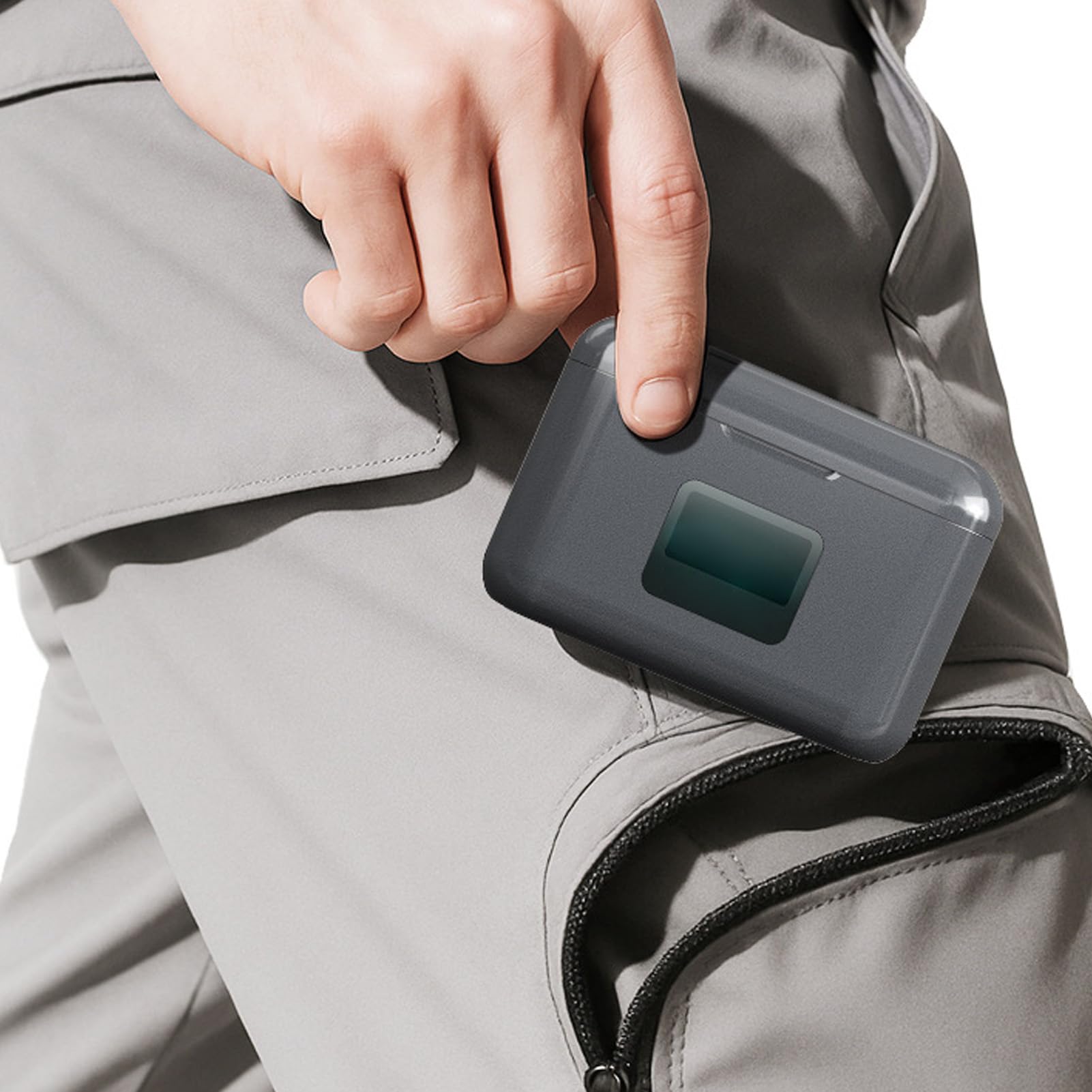 Jectse Chargeur de Batterie Bidirectionnel pour Station de Charge Rapide 360 ​​X4 Air avec écran LCD 36 W Double Port de Charge Taille Compacte pour Les Créateurs en Plein Air