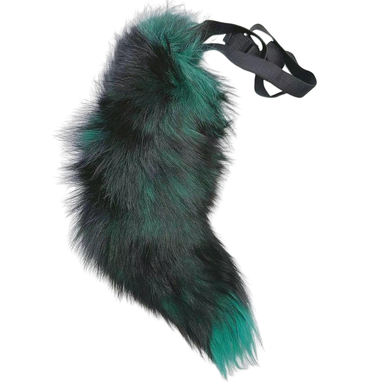 Ekwikzz Wolf Ears Tail Set Fox Wolf Headbands Clips Fluffy Cosplay Costumes, Gothic Punk Accessories for Halloween: Si Cross D Gr