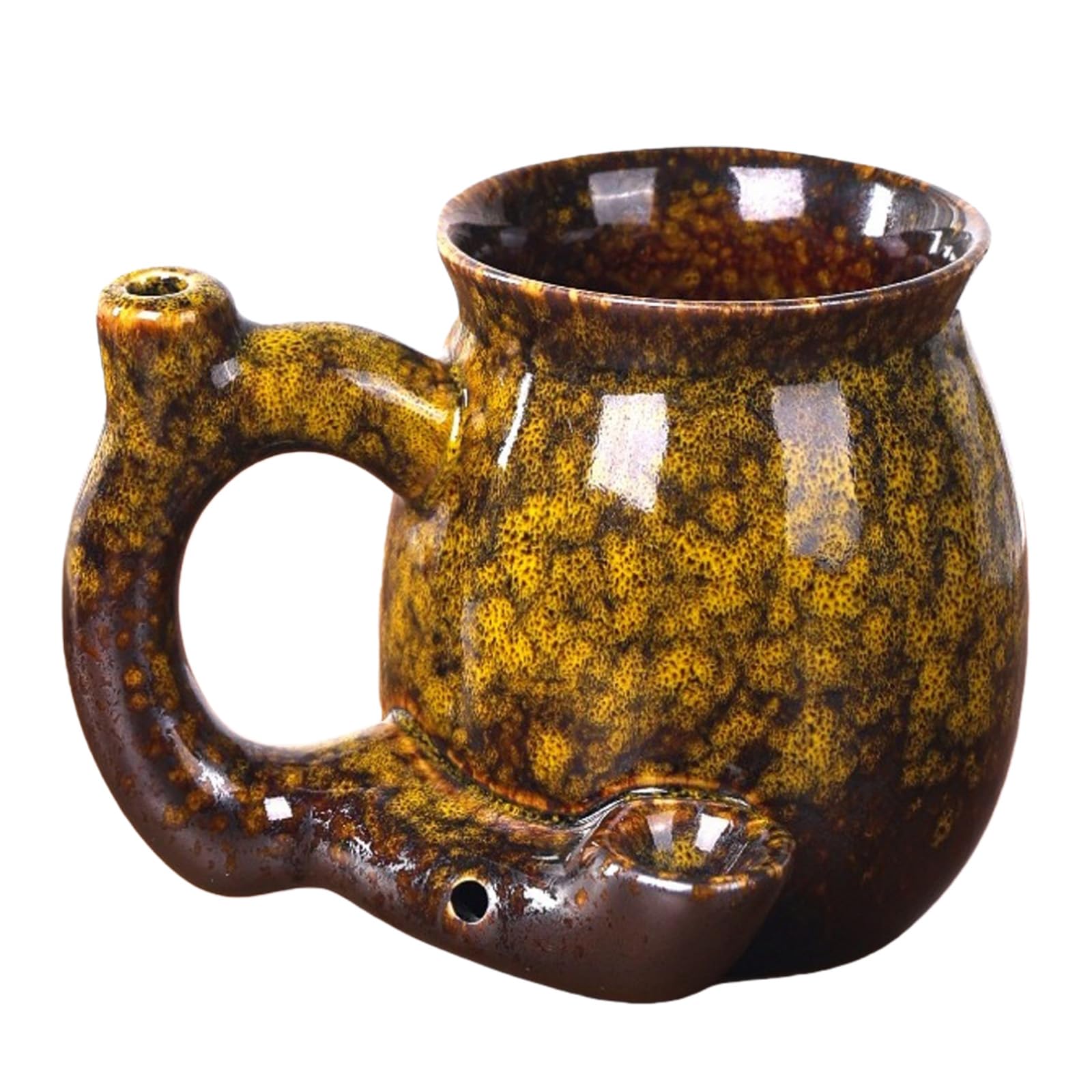Tsophreniq Glaze Ceramic Coffee Pots Mug Milk Cup Creative Novelty Water Cups Homes Kitchen Container for Comfortable Drinking Homes Kitchen Container