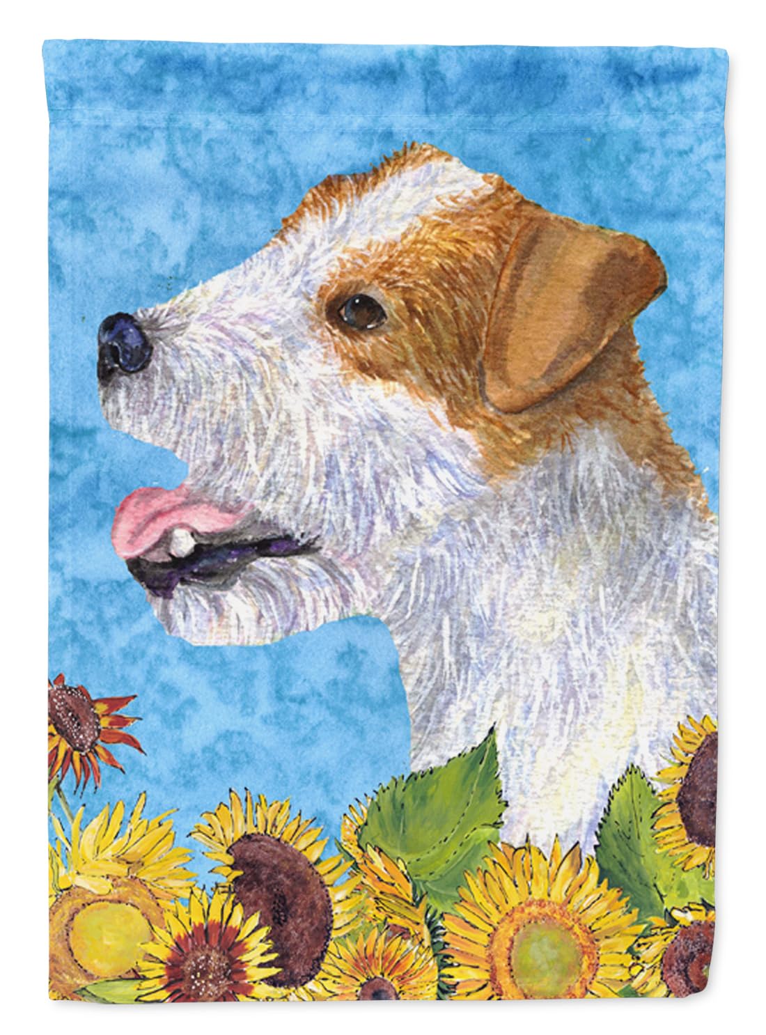 Drapeau Jack Russell Terrier de jardin multicolore Caroline's Treasures SS4137GF