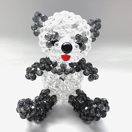 Amazon グランビーズ アクリルビーズで作る 手作りキット クマ 女の子 14 赤 ビーズ アクセサリーキット 通販