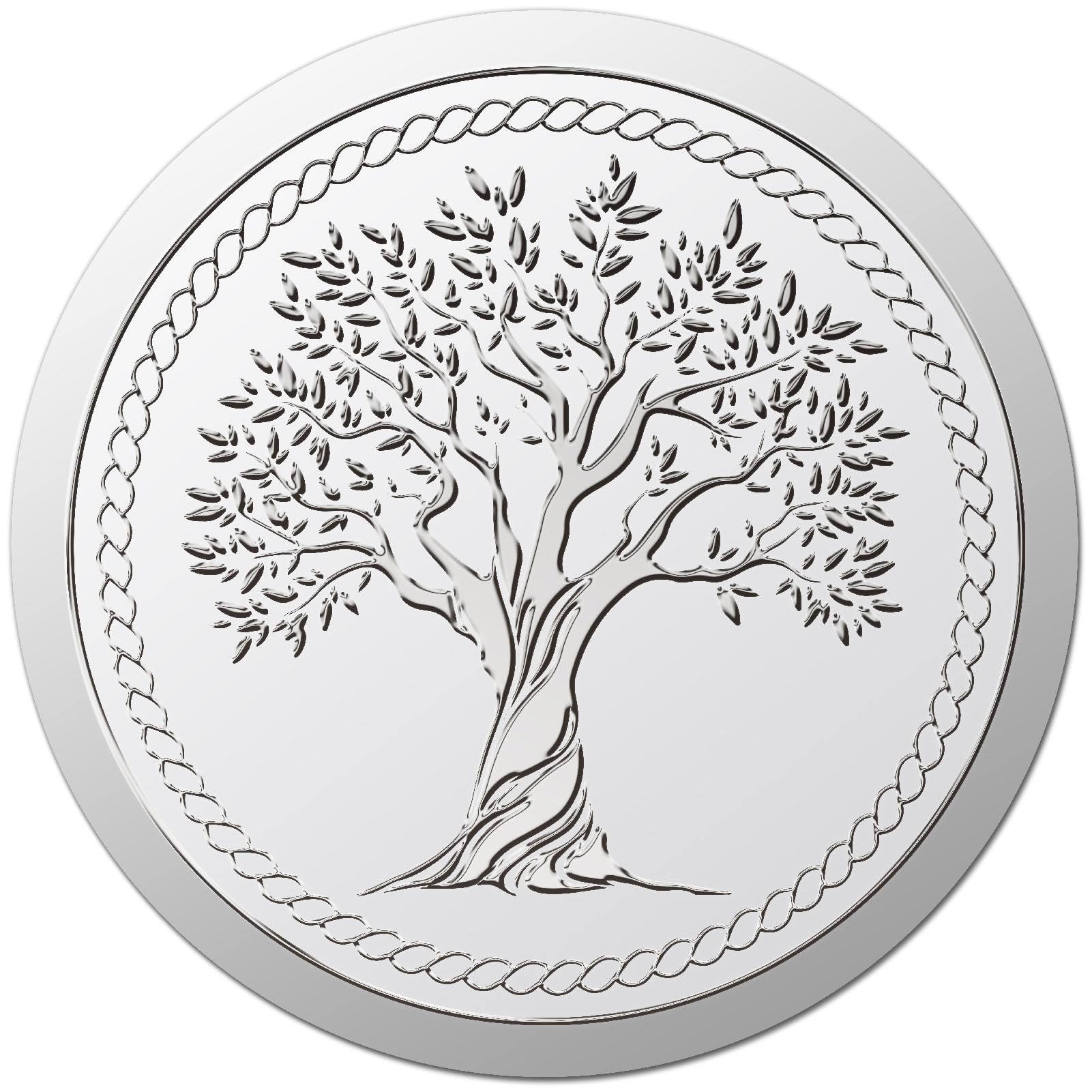 Sceaux autocollants Arbre de Vie pour invitations de mariage et diplômes de fin d'année