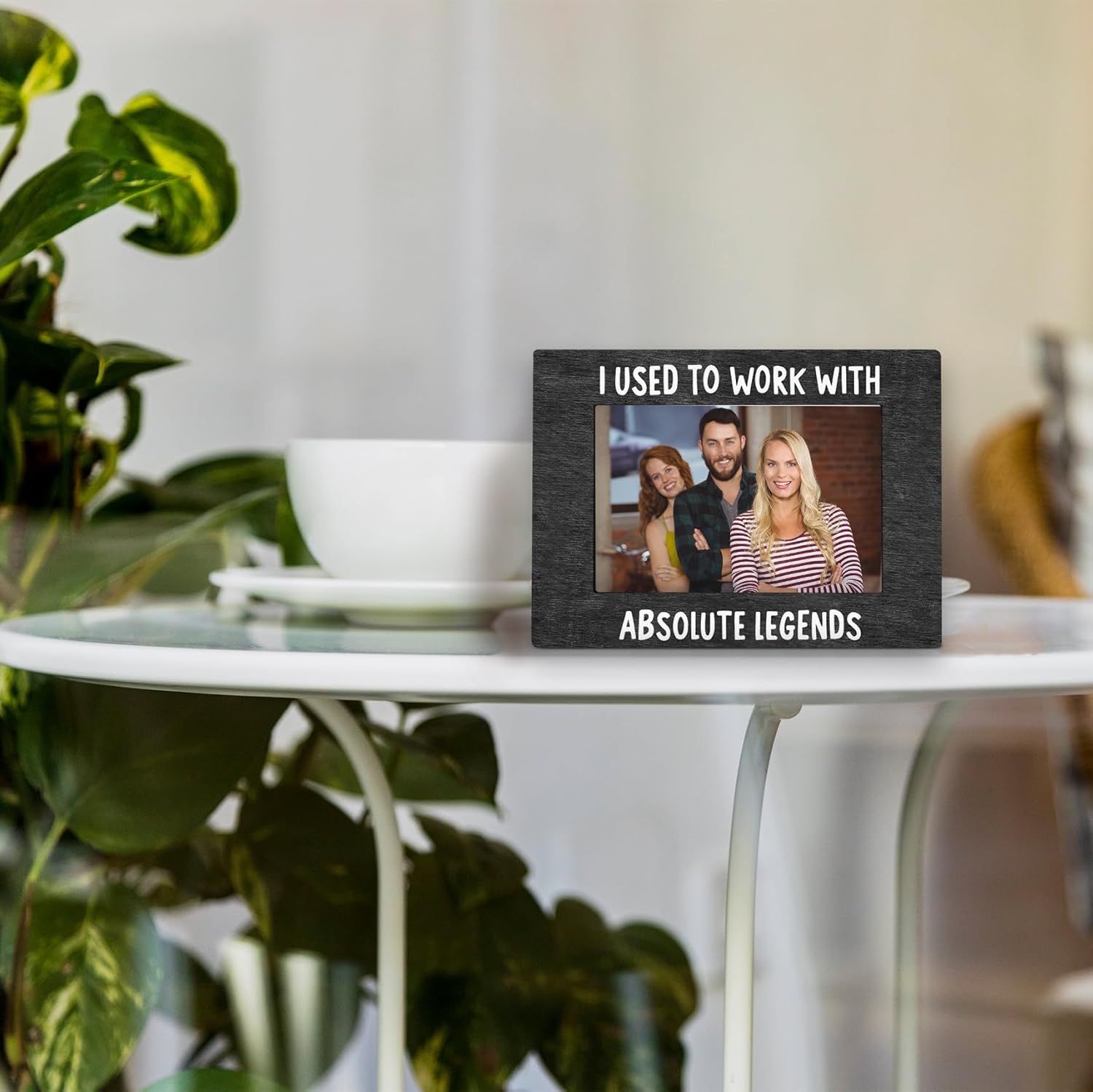 Retirement 4x6 Picture Frame, I Used to Work with Absolute Legends Photo Frame, Retirement Gifts for Men Women Coworkers, Retired Farewell Picture Photo Frames for Desk Decor - Image 3
