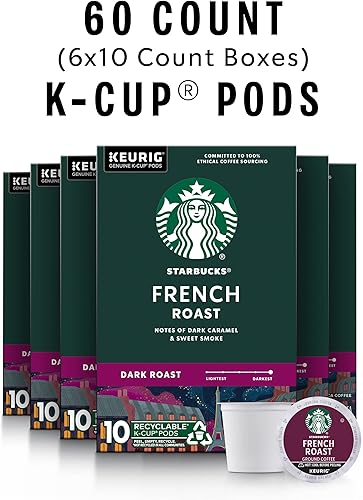 Vista 88 de Starbucks Cápsulas de café K-Cup Dark Roast — Caffè Verona para cafeteras Keurig — 1 caja (10 cápsulas)