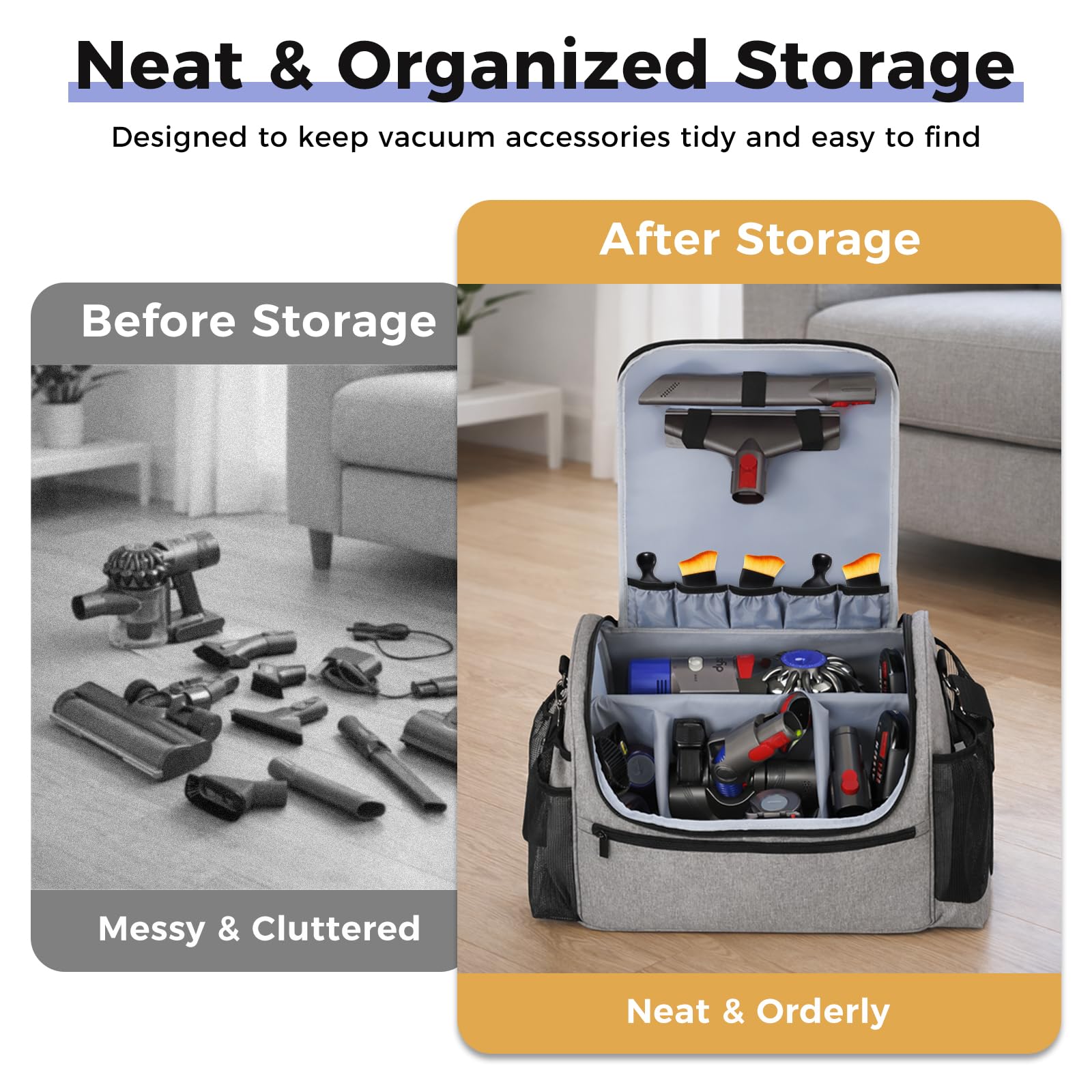Amazon.com - Car+Boat Vacuum Storage Bag Compatible with Dyson V7