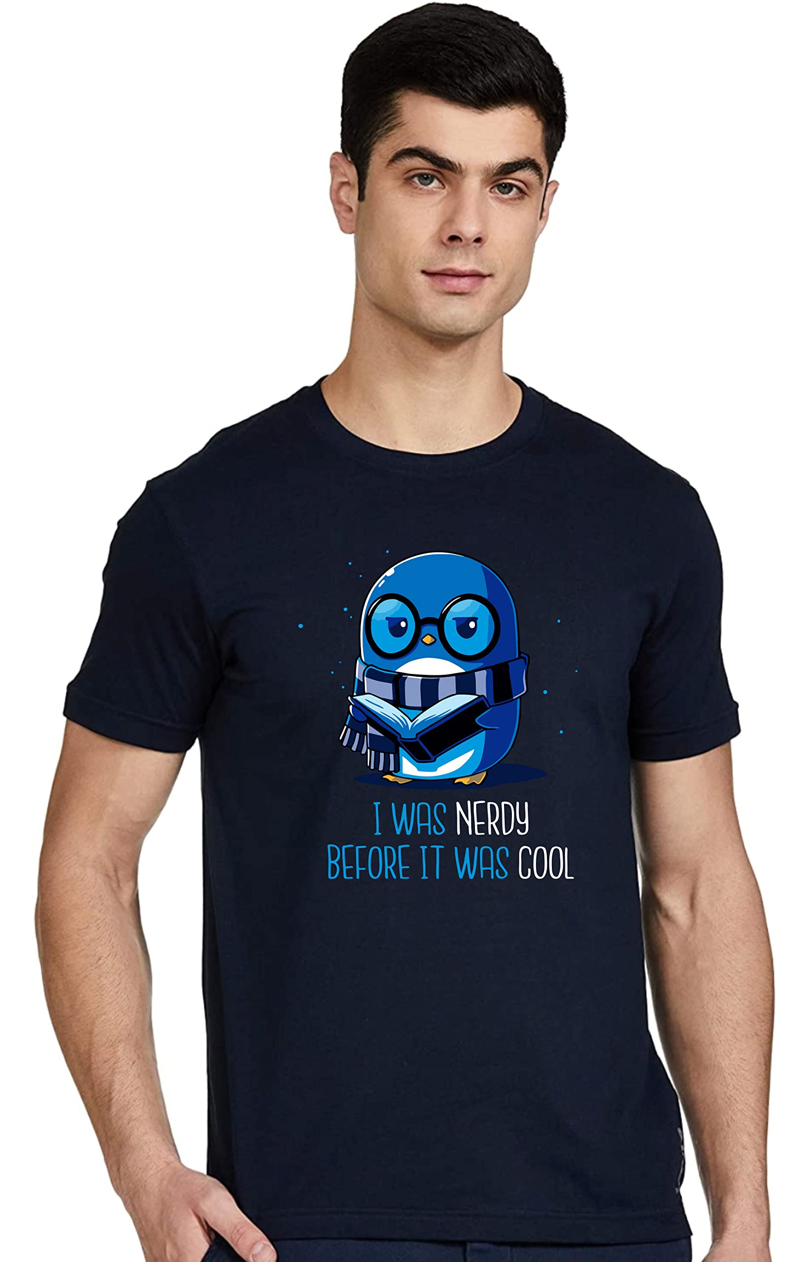 Just TeesingNerdy: Printed T Shirts for Men | Round Neck Tshirt | Graphic Tee | Cotton Tshirt for Men | Men Printed T Shirts