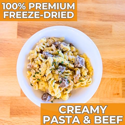 Miniatura 3 de Nutristore Pasta cremosa liofilizada y carne de res | Alimentos a granel de supervivencia de emergencia para almacenamiento de alimentos | Perfecto