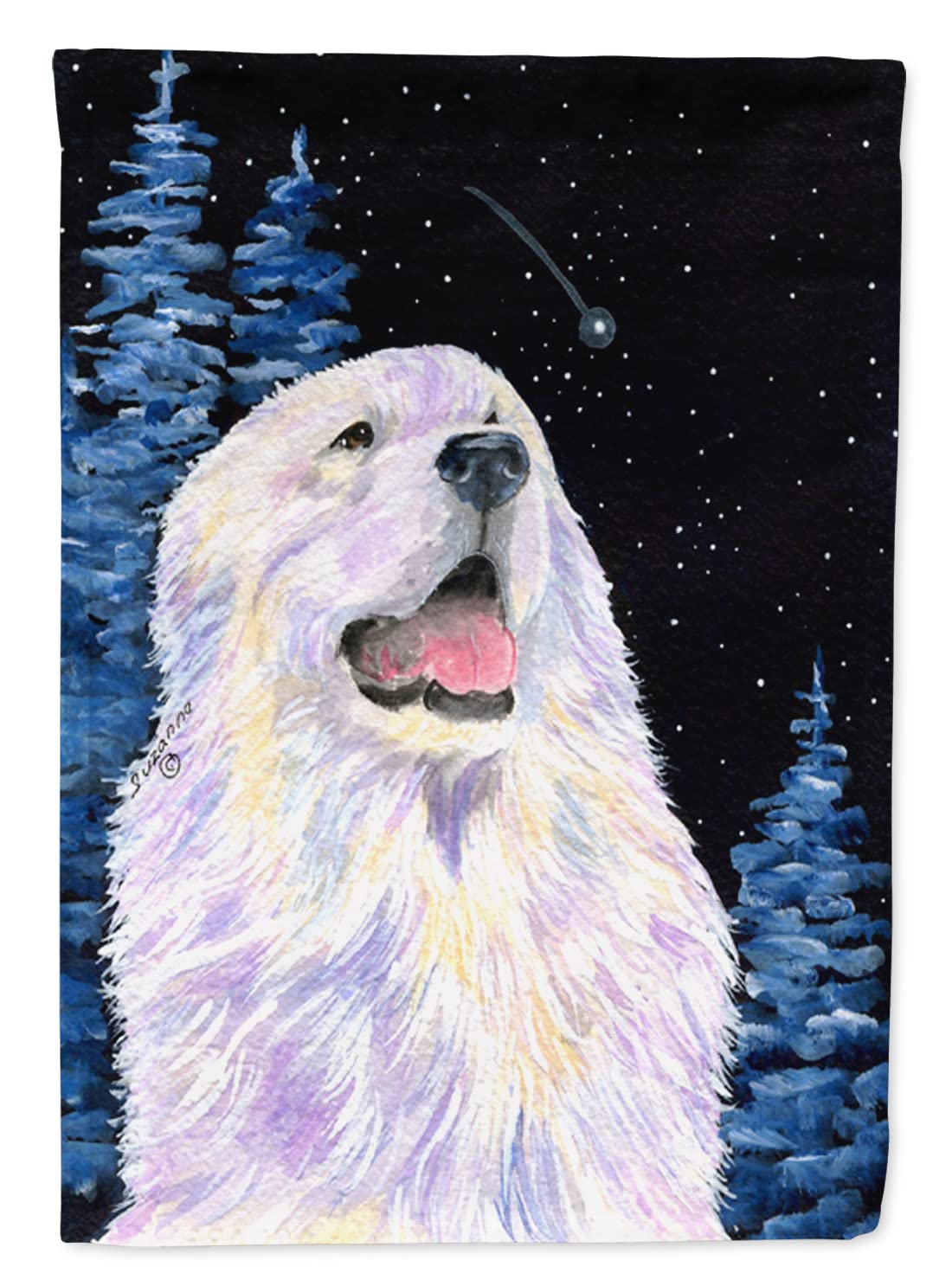 Pavillon de maison Great Pyrenees Starry Night en tissu de prestige résistant