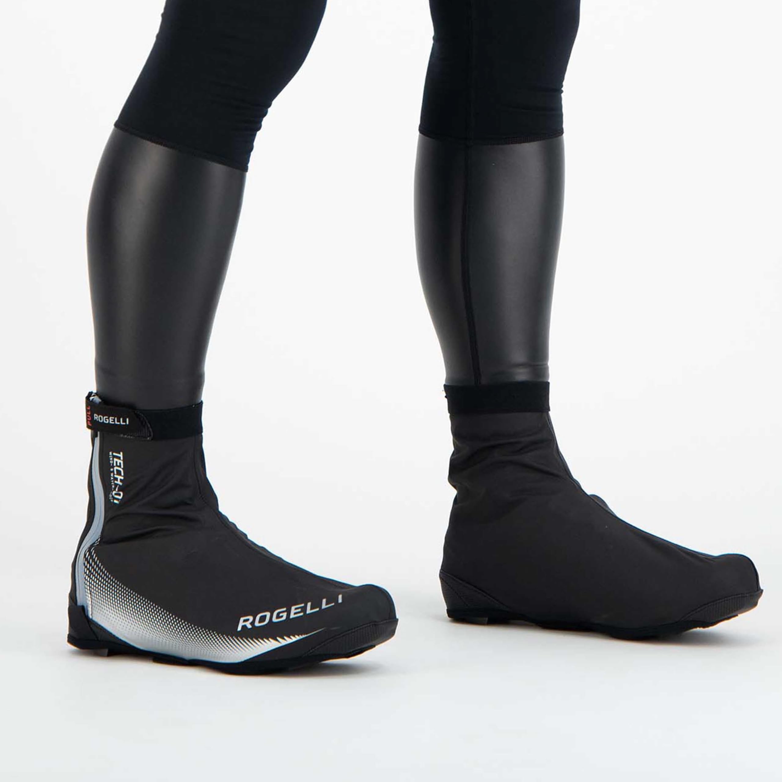 Rogelli Fiandrex - Copriscarpe da Ciclismo - Donna e Uomo | Materiale idrorepellente - Fodera in pile - Chiusura in velcro - Temperatura 5 - 15 °C