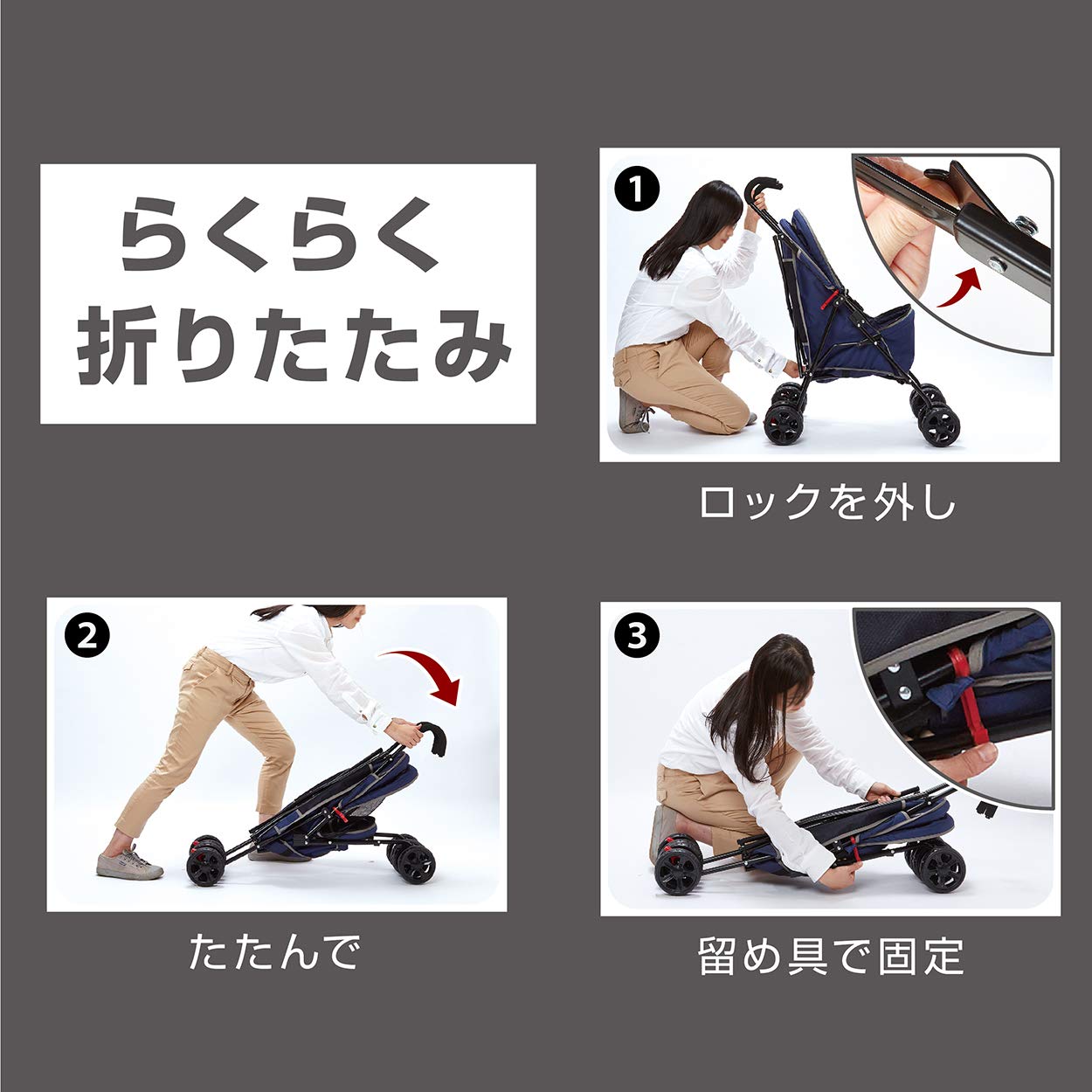 Amazon | ペティオ (Petio) Porta ポルタ ドッグカート軽量アンブレラ