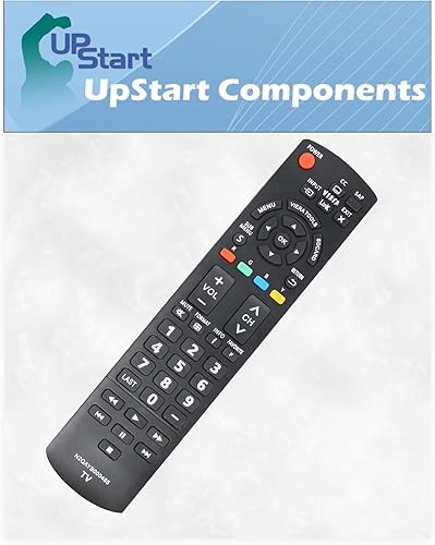 Miniatura 3 de Mando a distancia HDTV de repuesto para Panasonic TC P50C2, TC P42C2, TC P50X1, TC L32C12 - Compatible con N2QAYB000485 Panasonic TV Remote Control