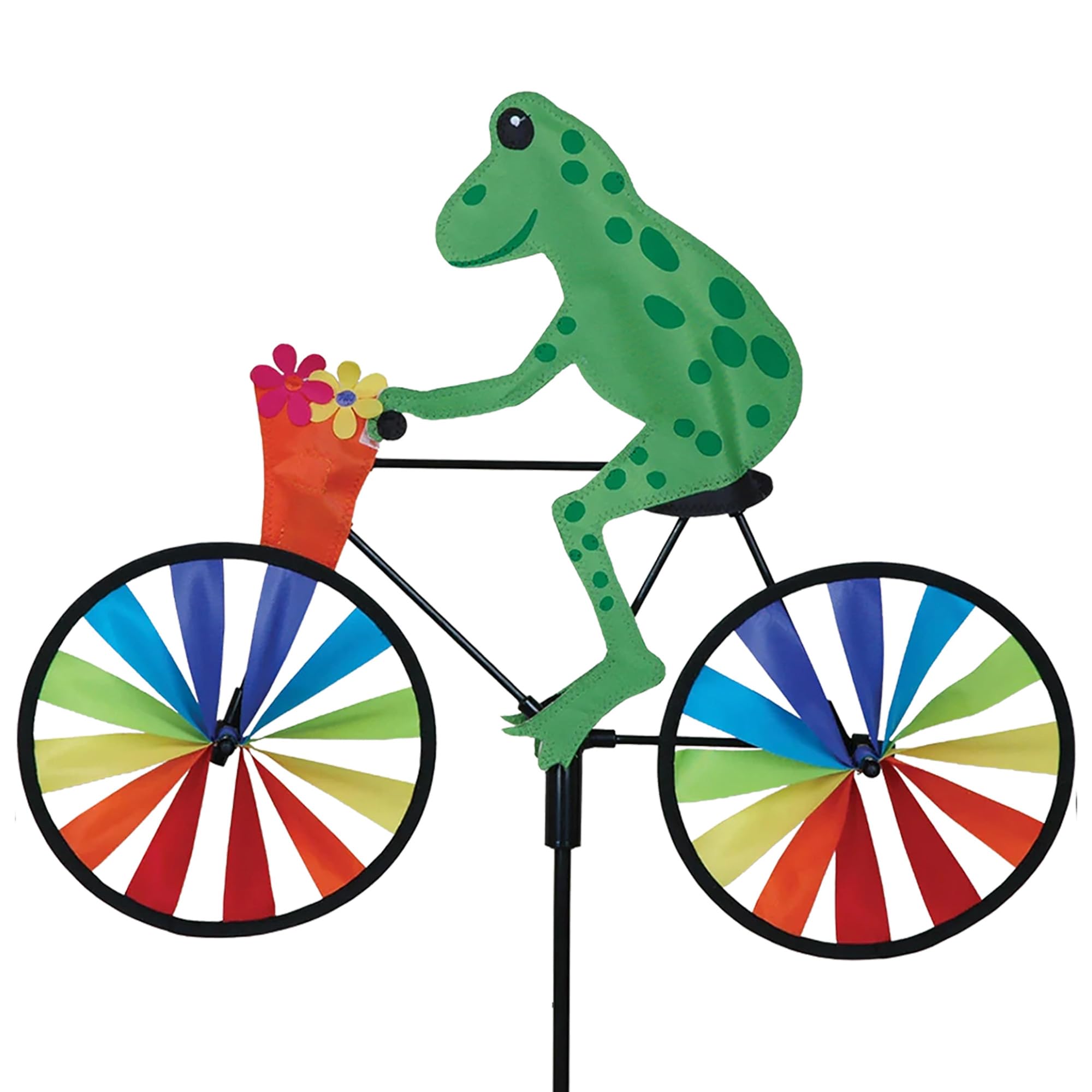 Bike Spinner Tree Frog 20" – Tropical Amphibian Design, Weather-Resistant Outdoor Decor, Durable & Lightweight for Patios, Yards, and Gardens -