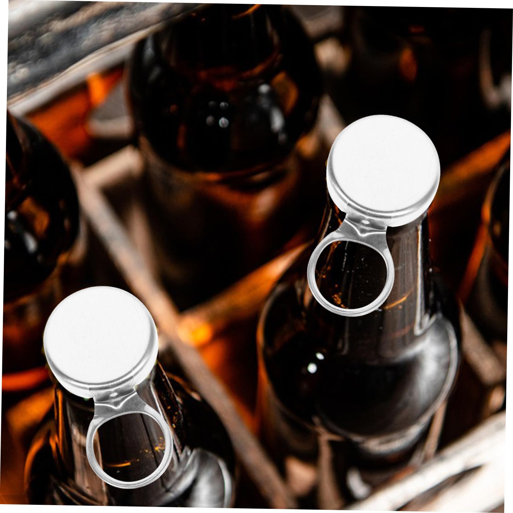 PRETYZOOM 2sets Bottle Caps for Soda Beer Soft Drinks Sealer Covers for Home Office Use Leakage Protection Taste Preservation 24pcs*2