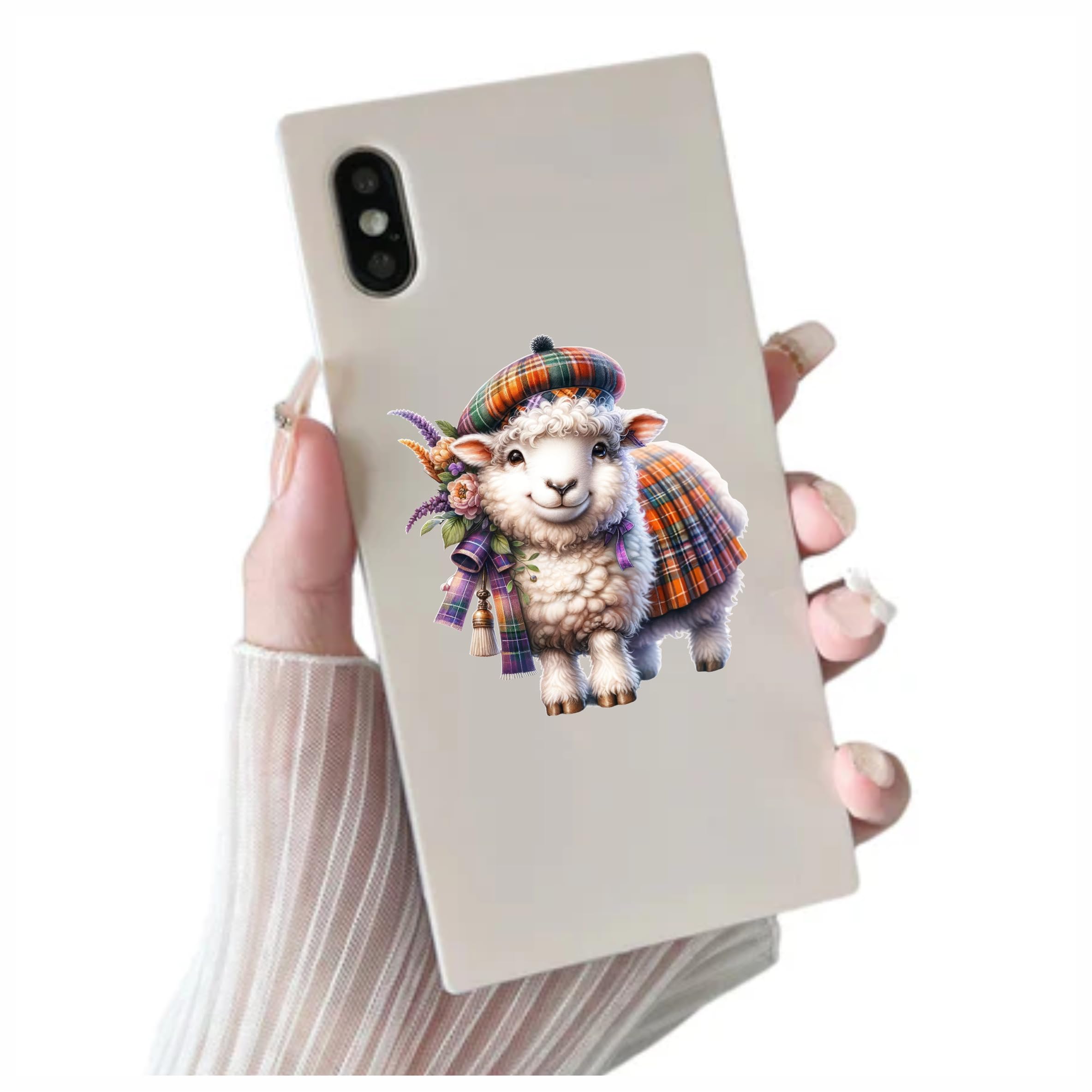 x4 Sheep Vinyl Stickers, Vibrant Blackout Waterproof Decals, Multi Purpose 1@ 20cm Tall Ideal for Toilets car - Image 4