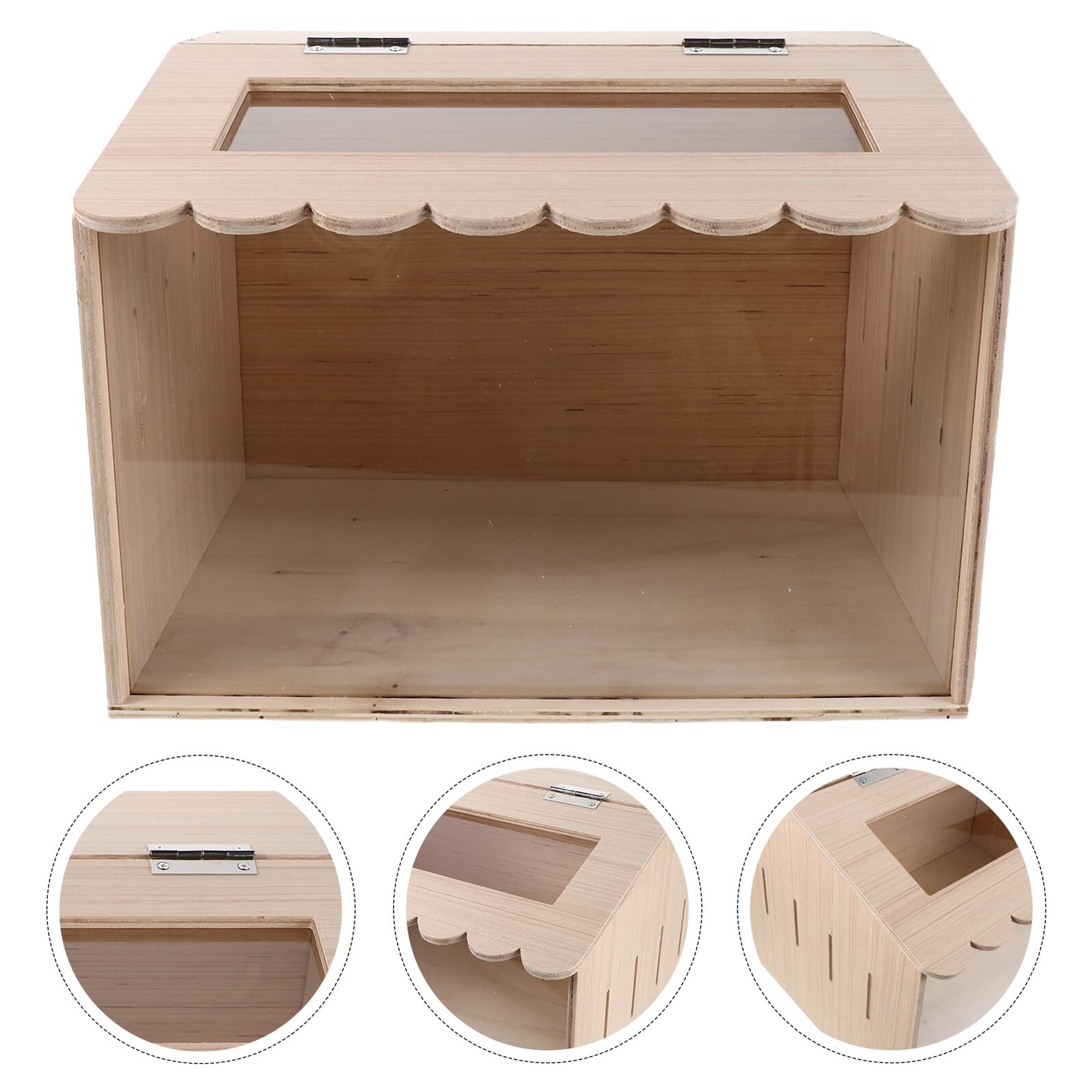 Yardenfun Caja de Cría para Pollitos y Codornices Pequeña 40X30X30 CM Aislamiento Térmico y Control de Temperatura Incubadora de Huevos de Gallina y Pato para Uso Granjas y Hogares