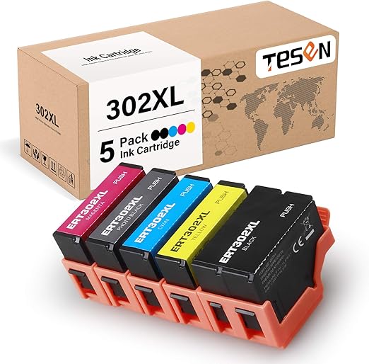 TESEN Remanufactured 302XL Ink Cartridge Replacement for
