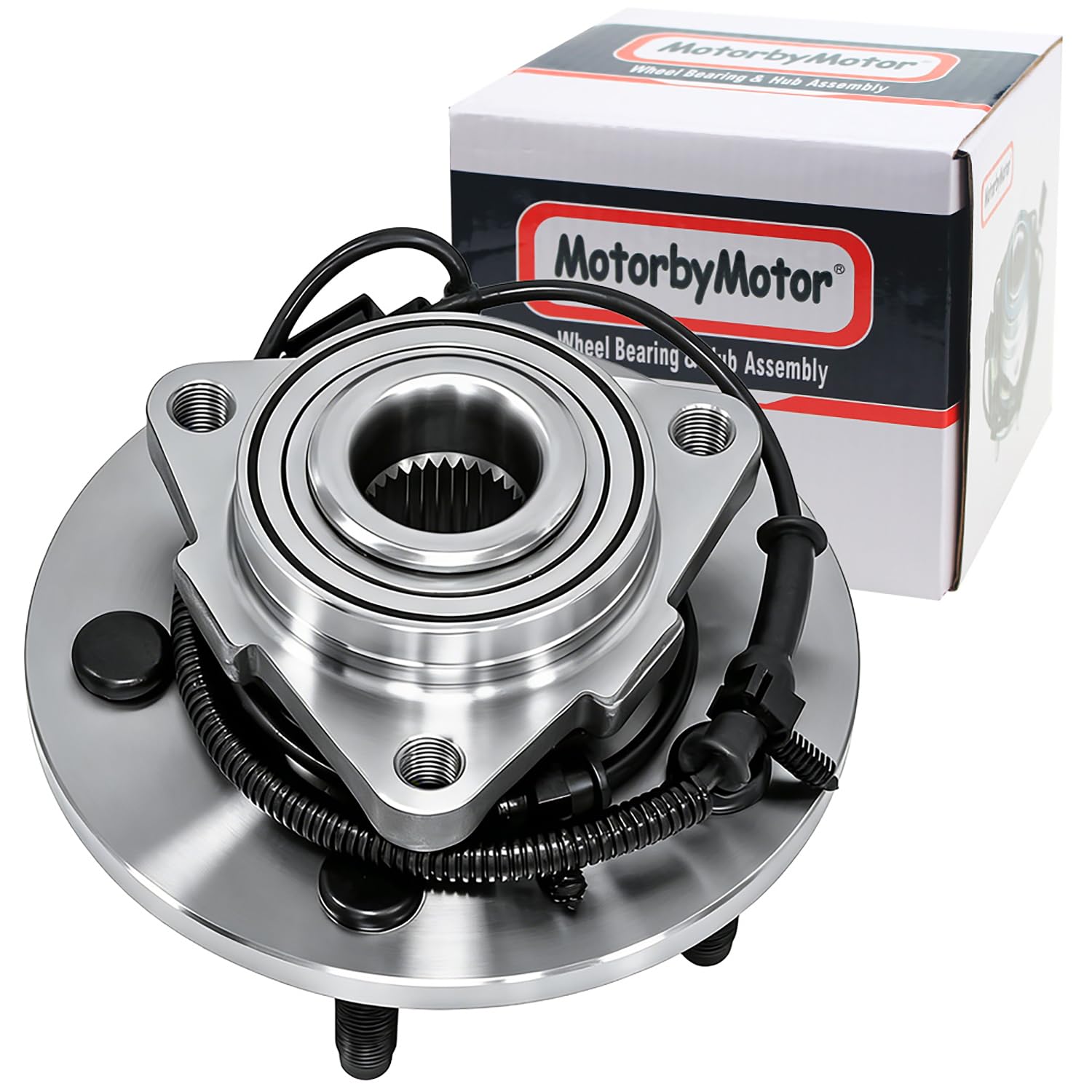 MotorbyMotor 515126 Front Wheel Bearing and Hub Assembly with 5 Lugs Fits for 2009-2011 Dodge Ram 1500 Low-Runout OE Directly Replacement Wheel Hub &amp; Bearing Assembly (w/ABS)