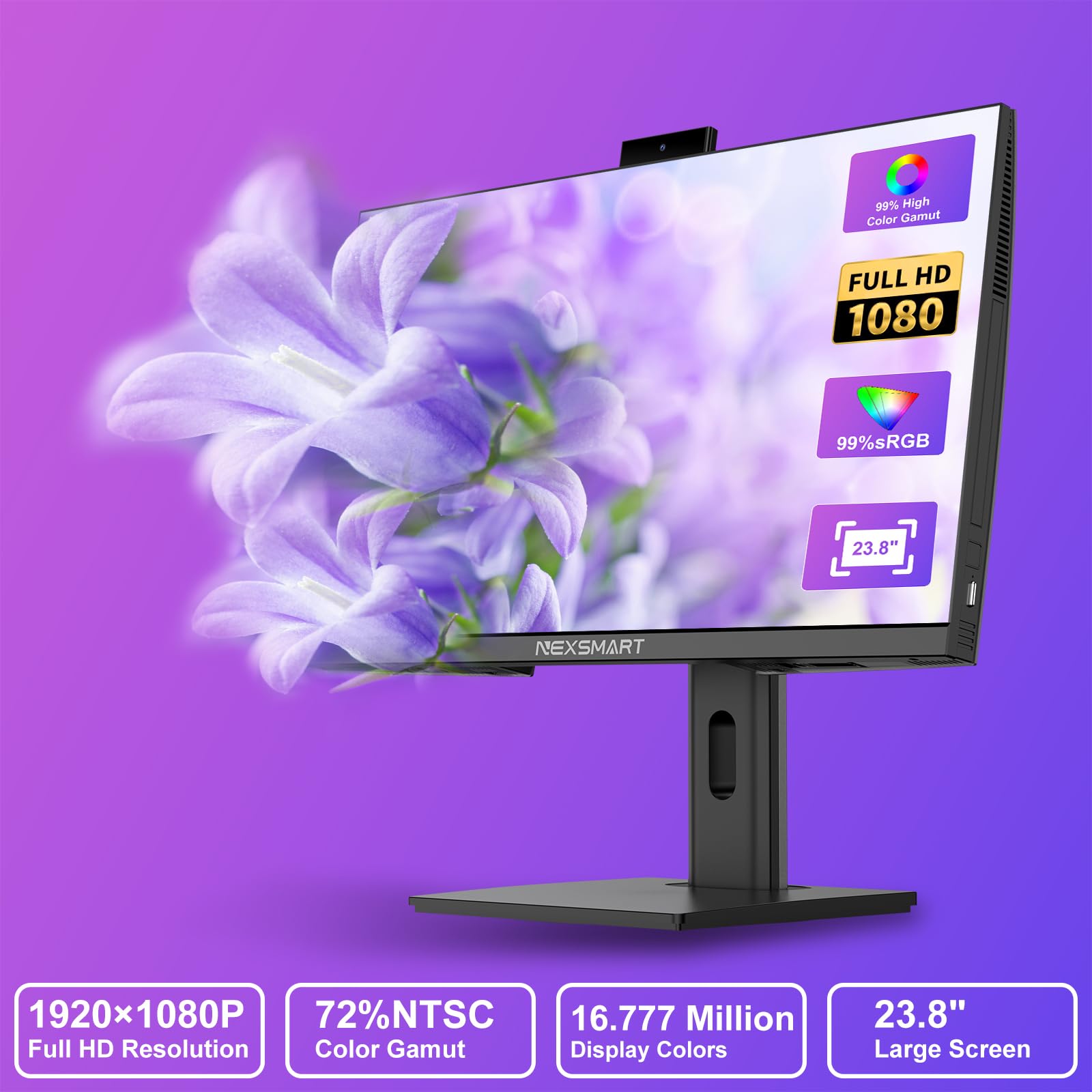 PC All-in-one Desktop Computer Touch Screen N100 (Up to 3.4GHz