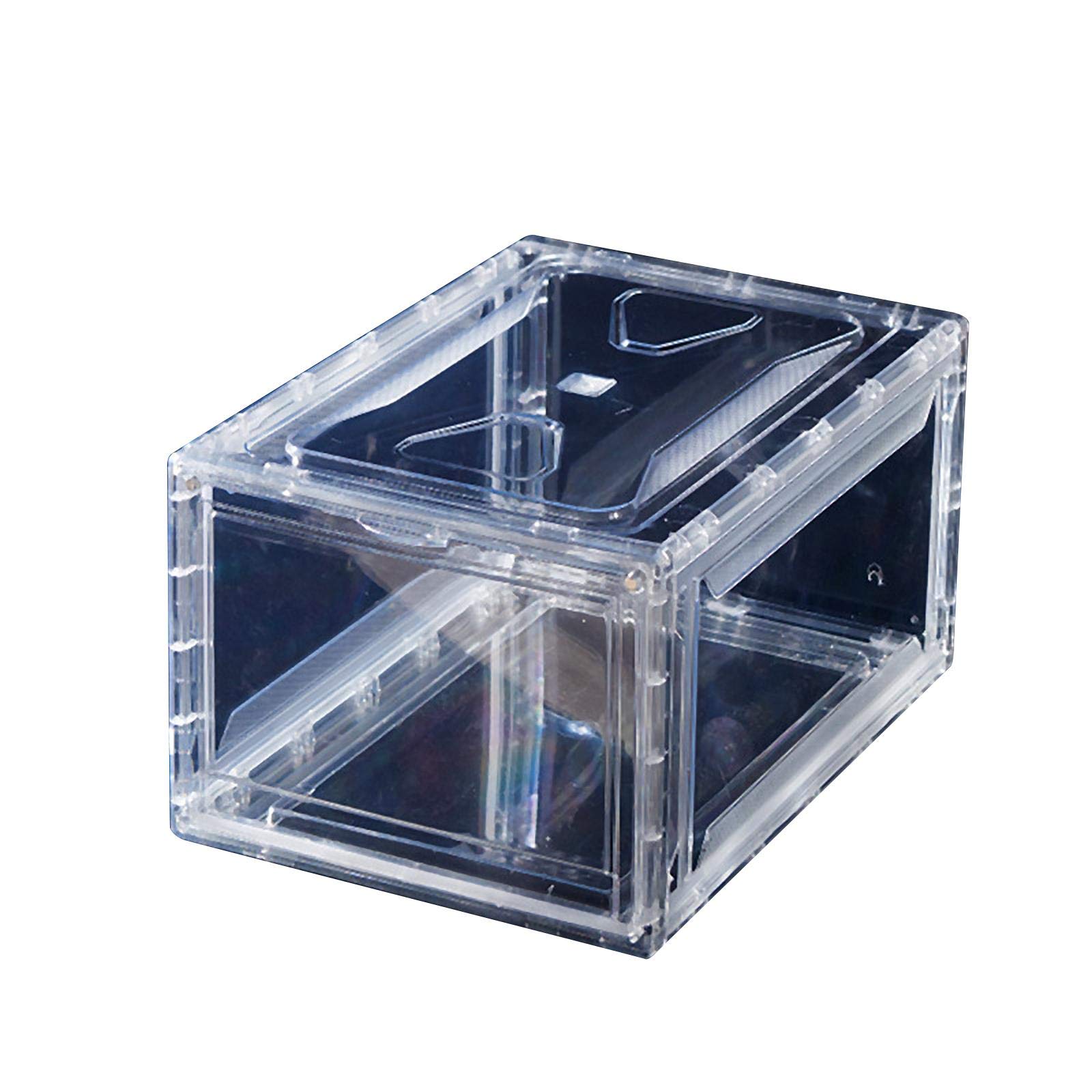 Stackable Shoe Box Storage Box Ladies And Men Bed Sole Shoe Storage Box, Easy To Open And Close, Size 38 * 26 * 20Cm