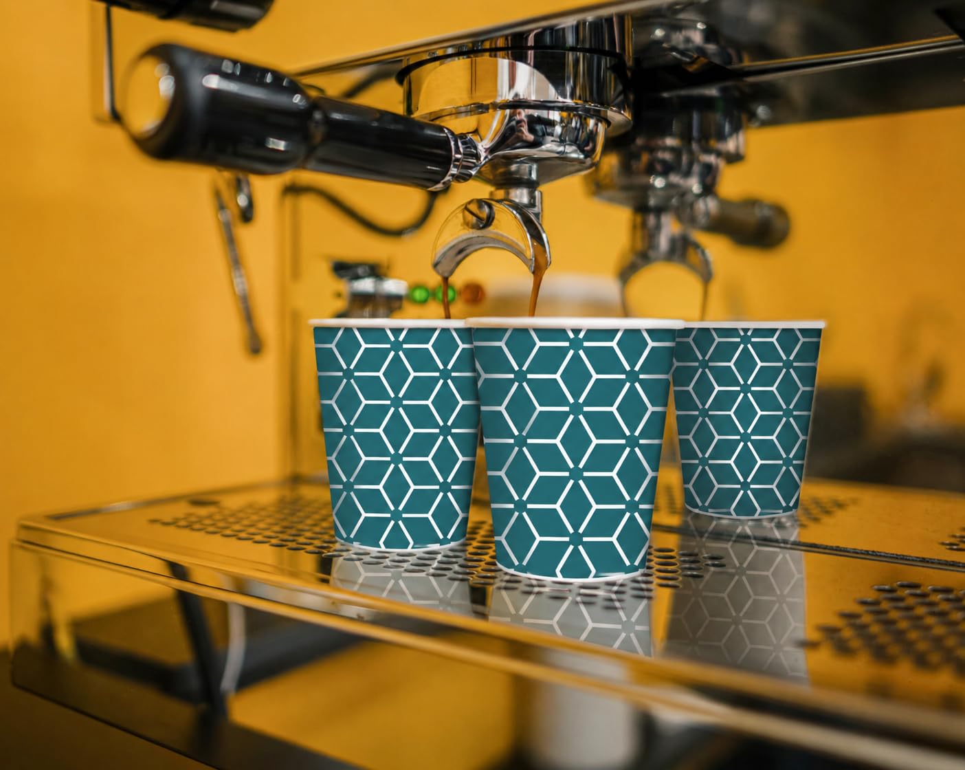 Einwegbecher aus Karton, hitzebeständig, hochwertiger Karton, ideal für Kaffee, Tee, heiße und kalte Getränke bei Veranstaltungen wie Geburtstagen, Empfang, 8 oz - 1000 Stück