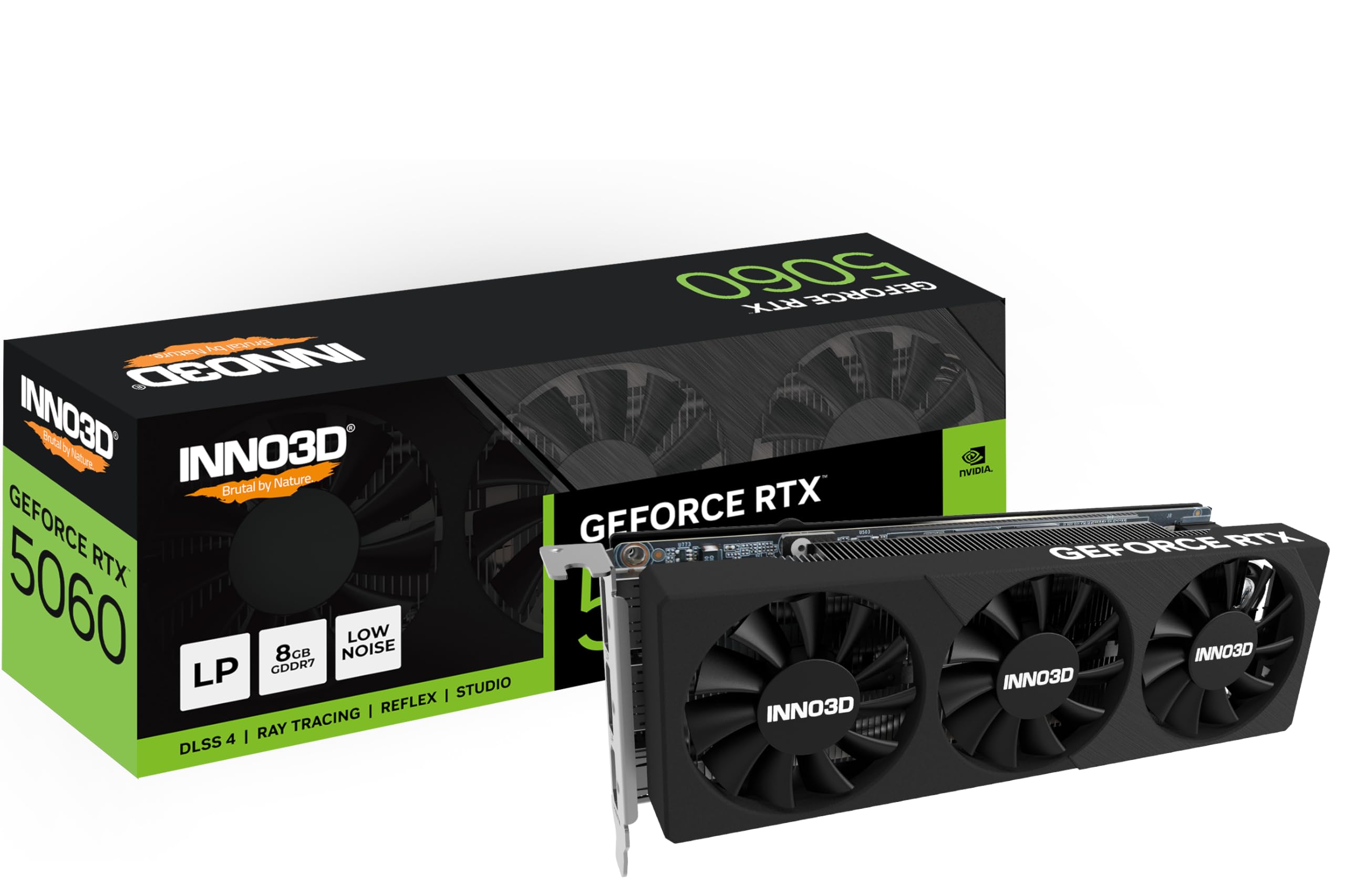 Amazon | INNO3D GeForce RTX 5060 ロープロファイル、8GB GDDR7