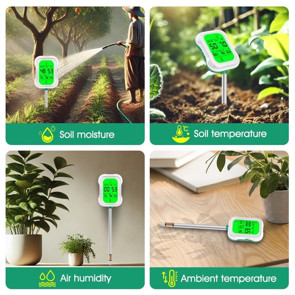 Una herramienta imprescindible para los entusiastas de las plantas capacidades de prueba completas desde un solo dispositivo