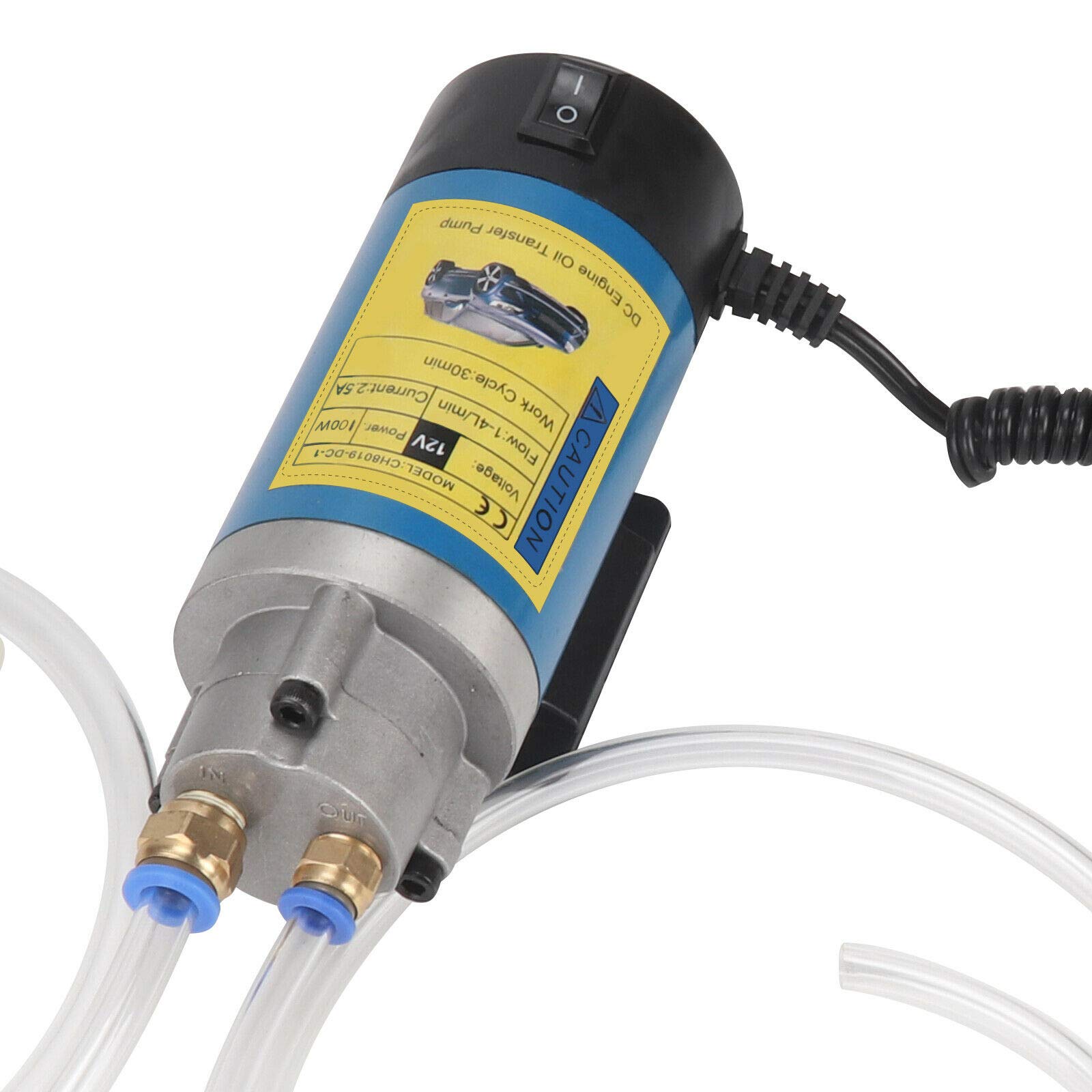 Riloer Motor y motocicleta 100W 12V bomba de aceite eléctrica unidad de bombeo fluido sifón diesel