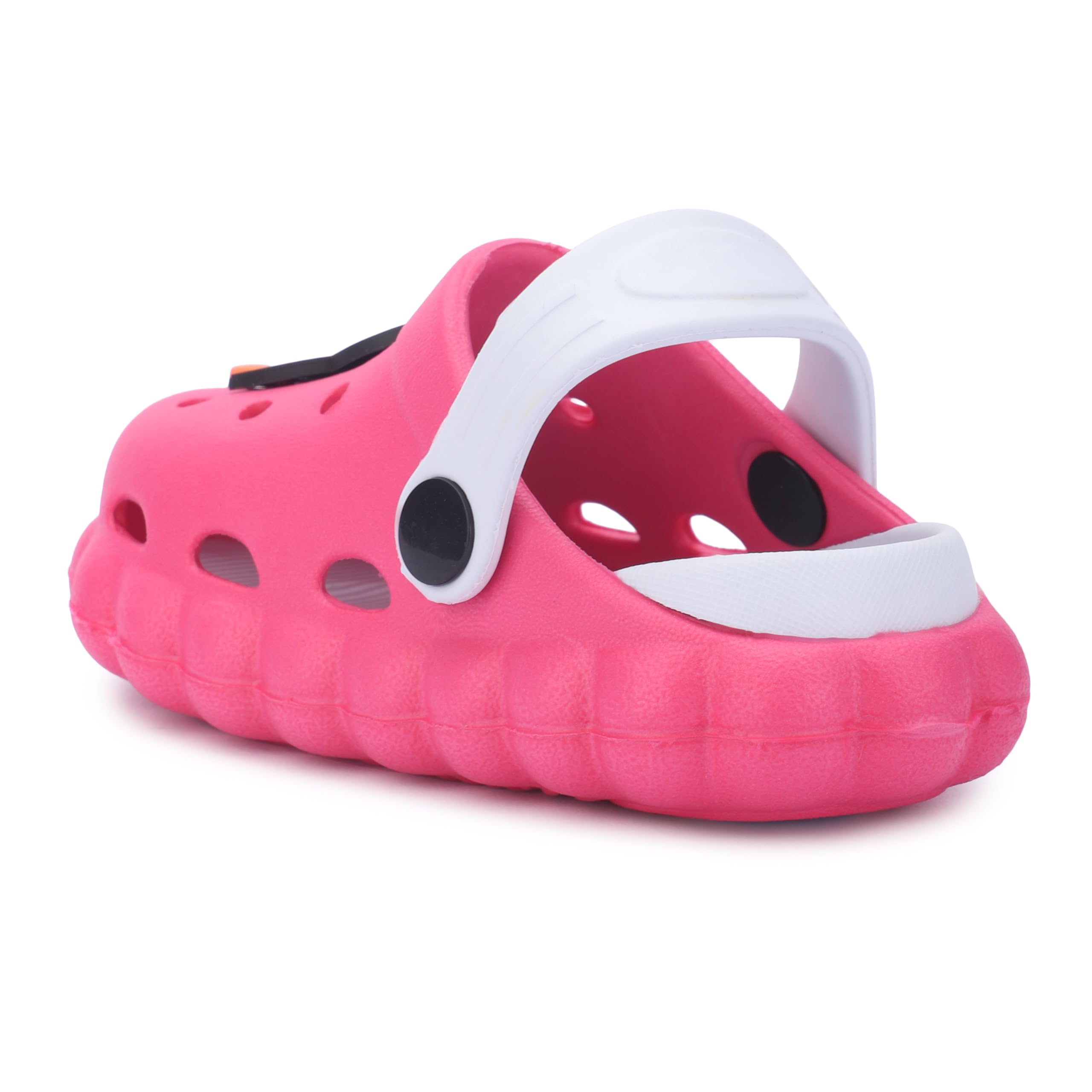 GLJ Naughty Angel First Walking Shoes for Baby Girls, Kids Clogs Slippers for Beach, Pool, Yard, Garden, Camping, Travel HOT Pink, 18 Months 2