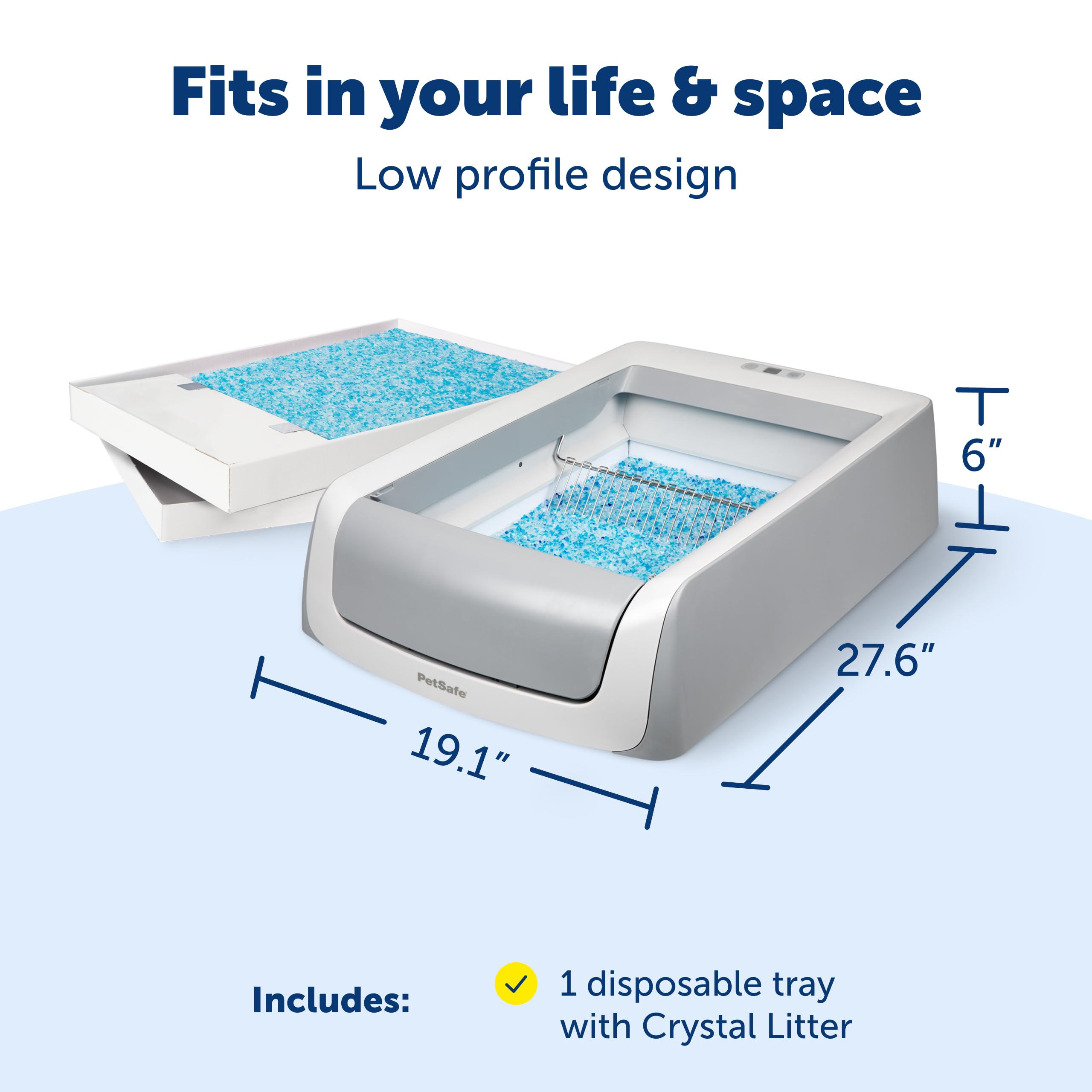 Automatic Litter Box, FEELNEEDY Self Cleaning Litter Box, Odor Control Robot, Cat Ears Design, 65L APP Real-Time Monitor, Cat Litter-Boxs for Multiple Cats, Safety Sensors, with 1 Trash Bag product image 22