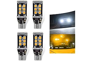 4 PCS T15 LED Canbus Decode Reverse Light (Yellow)