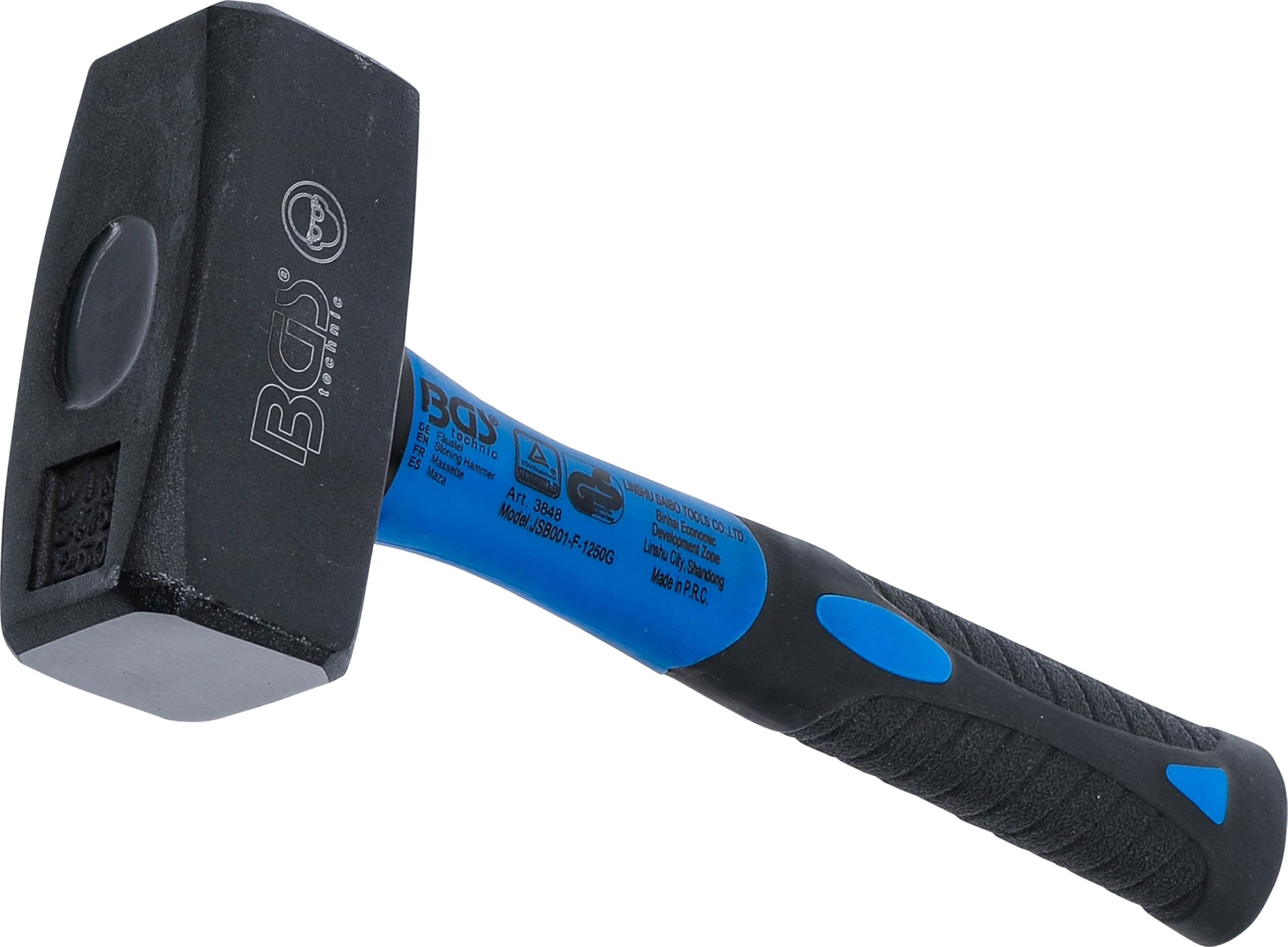 BGS 3848 Mazzetta manico fibra di vetro 1250 g DIN 6475