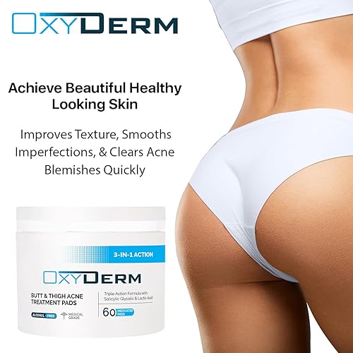Miniatura 7 de Almohadillas de tratamiento para el acné de glúteos y muslos almohadillas exfoliantes para eliminar las bacterias que causan el acné. Elimina