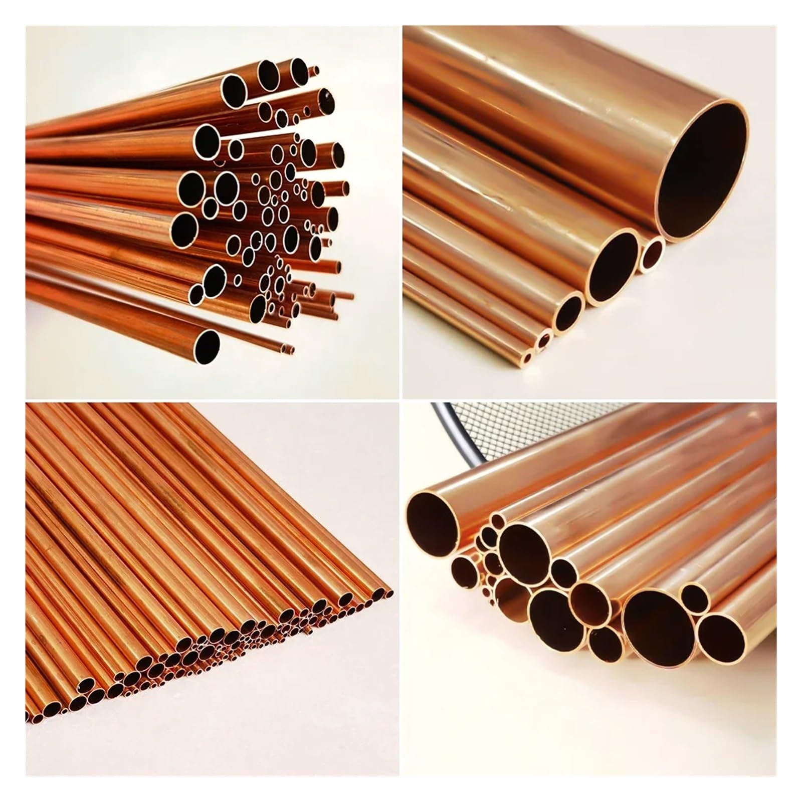 Tubo dritto tondo in rame rosso e lega di rame, spessore preciso 0,5-2 mm, diametro esterno 17-30 mm, lunghezza 300 mm, 500 mm(300mm-OD 18 x ID 14mm)