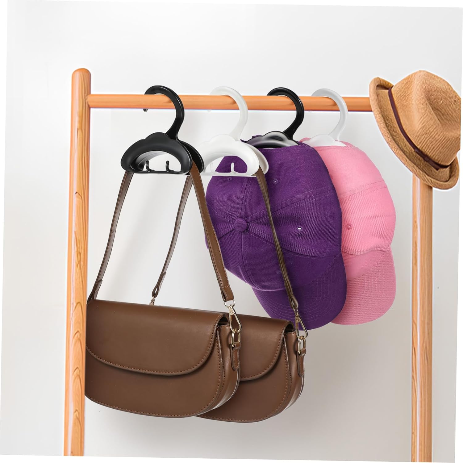Gatuida Pack Purse Hangers Bag Hooks Backpack Hangers Purse Holder Closet Hooks Strong Sturdy Organizers for Handbags