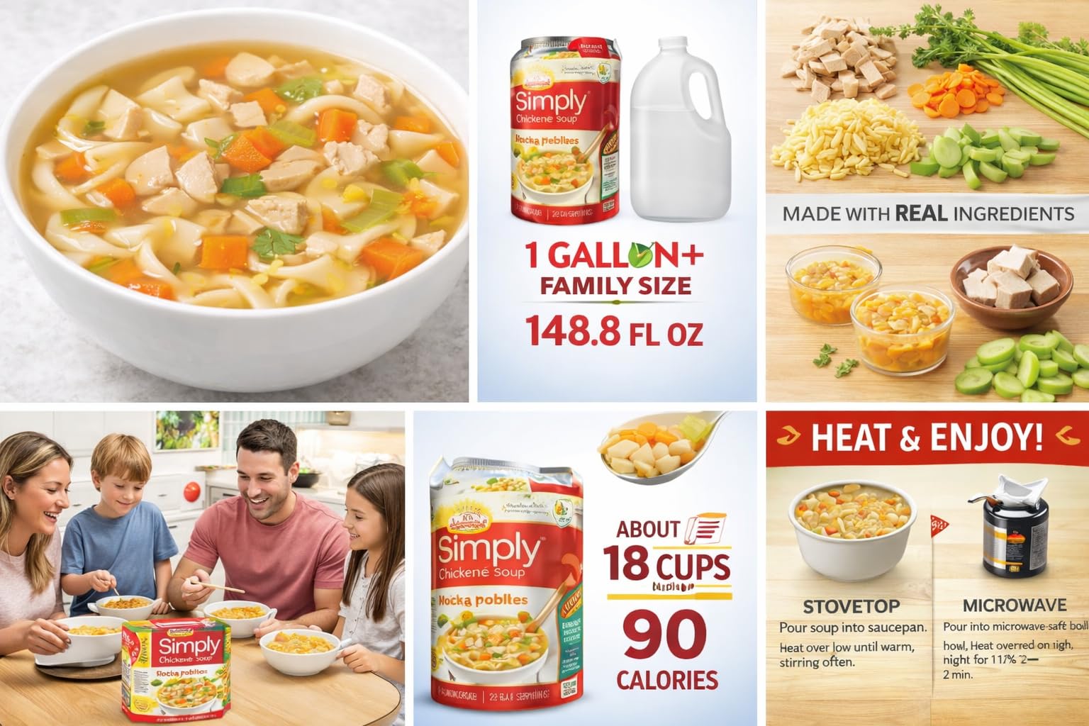 Amazon.com : Campbell's Simply Campbell's Chiciken Noodles Soup