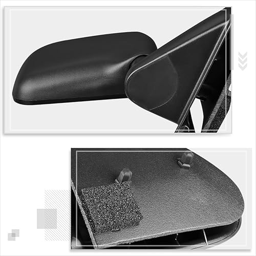 Miniatura 6 de RightPassenger Side Factory Style Manual Adjust Side View Mirror Compatible with 94-02 Mazda B-SeriesFord Ranger
