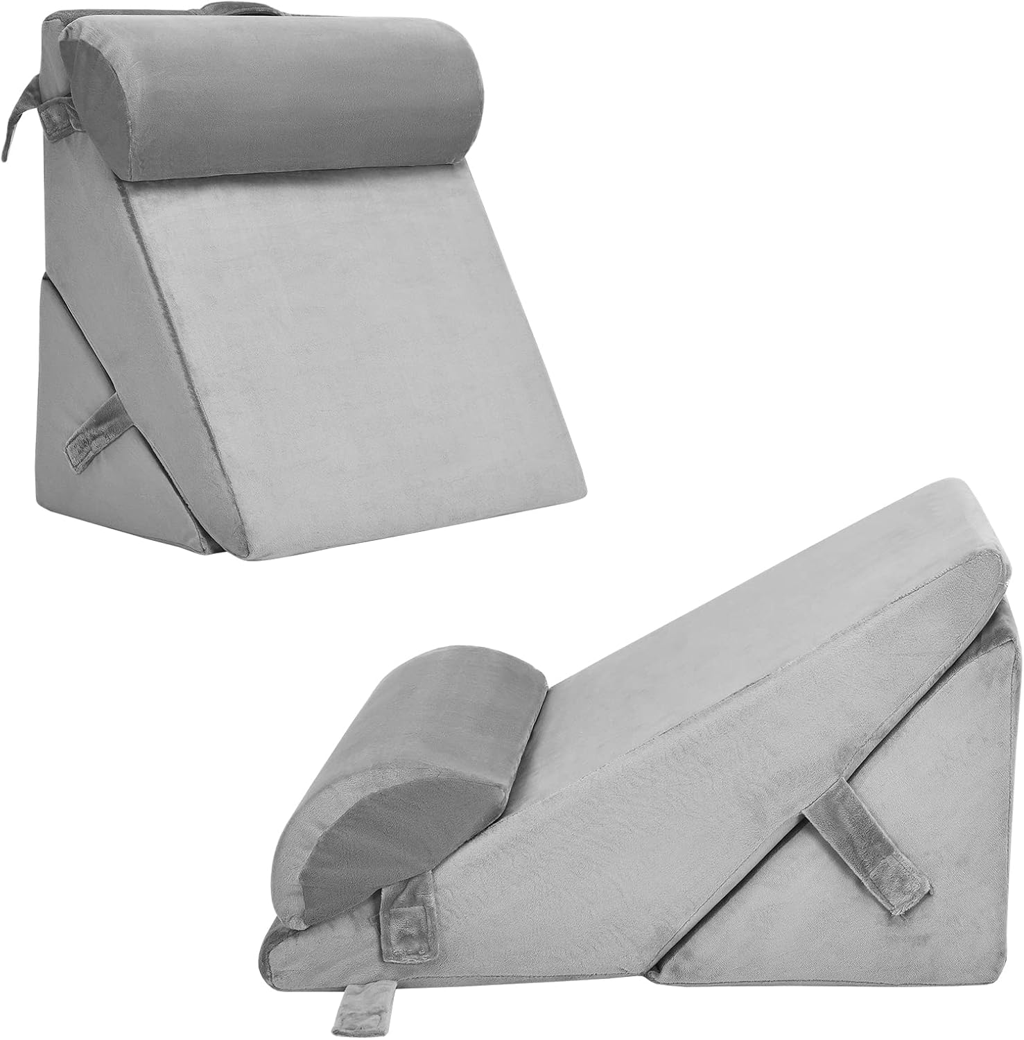 Multigot Bed Wedge Pillow, Folding Memory Foam Back Support Cushion