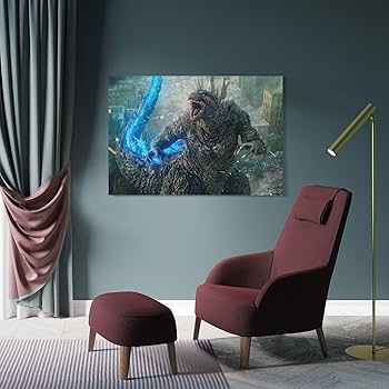 Amazon.co.jp: 映画ゴジラ-1.0ポスター オフィス ベッドルーム