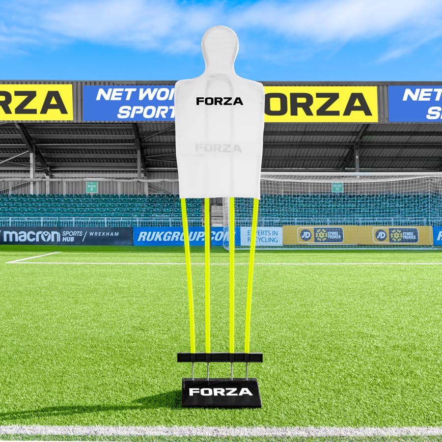 FORZA Ropa de maniquí Free Kick [Paquete de 4] | Tela de poliéster de alta calidad, compatible con maniquíes senior, Elite HD y Airflow